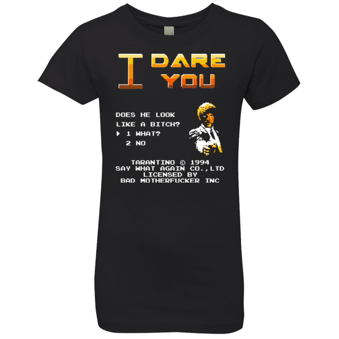 T-Shirts Black / YXS I Dare you Girls Premium T-Shirt