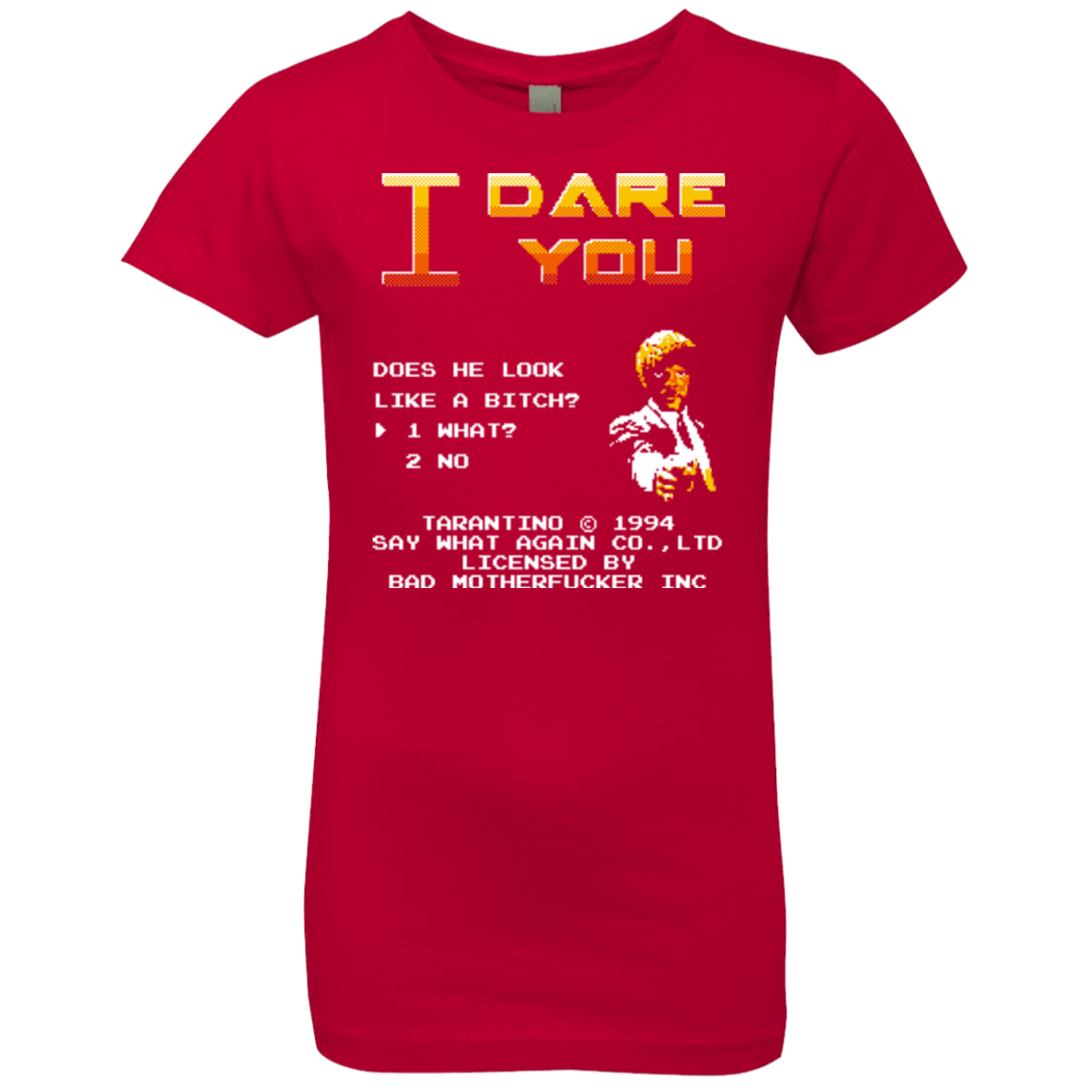 T-Shirts Red / YXS I Dare you Girls Premium T-Shirt