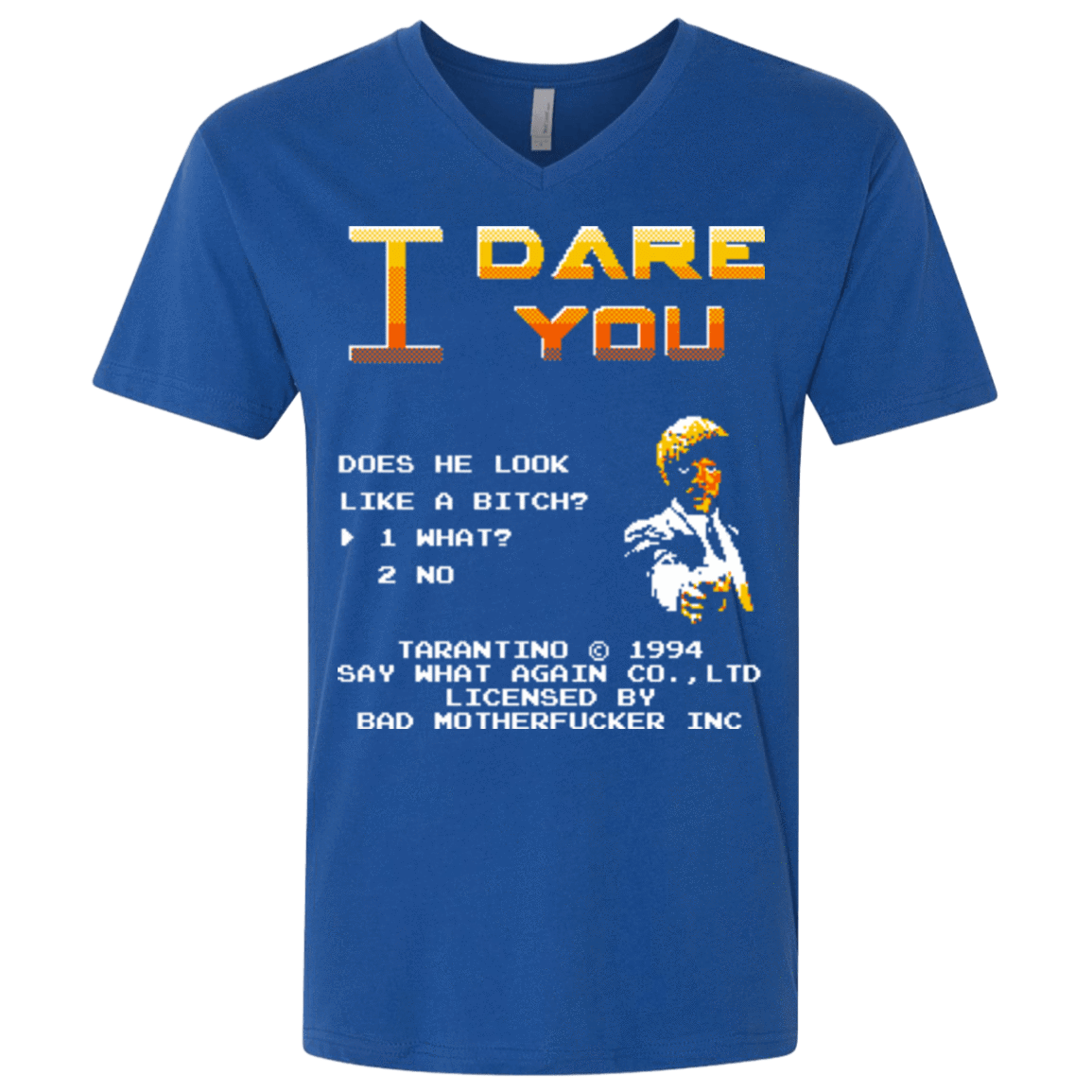 T-Shirts Royal / X-Small I Dare you Men's Premium V-Neck