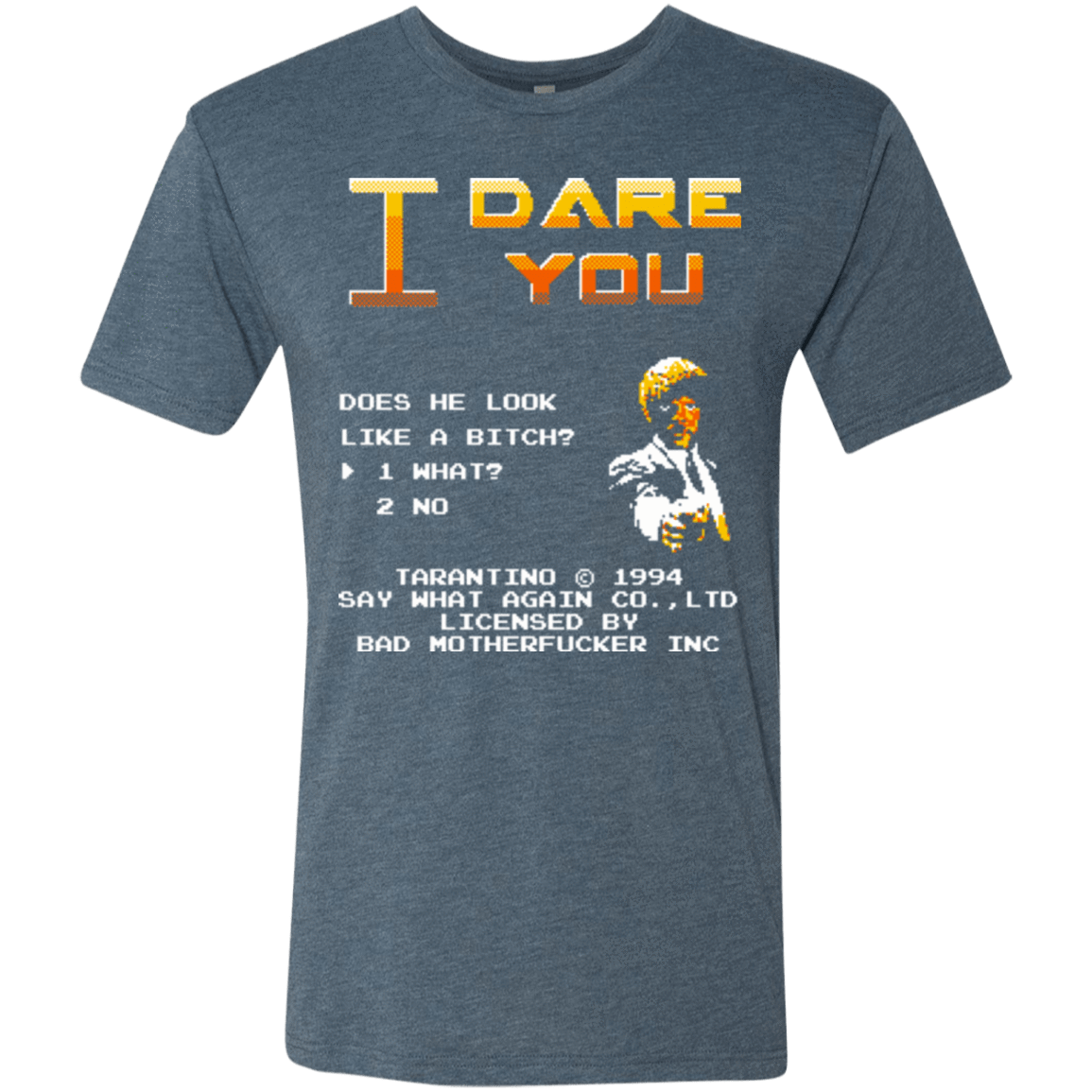 T-Shirts Indigo / Small I Dare you Men's Triblend T-Shirt