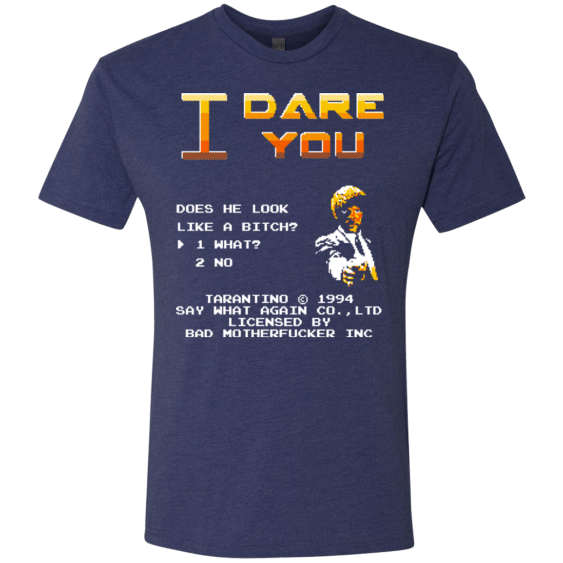 T-Shirts Vintage Navy / Small I Dare you Men's Triblend T-Shirt