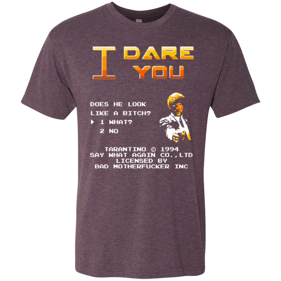 T-Shirts Vintage Purple / Small I Dare you Men's Triblend T-Shirt