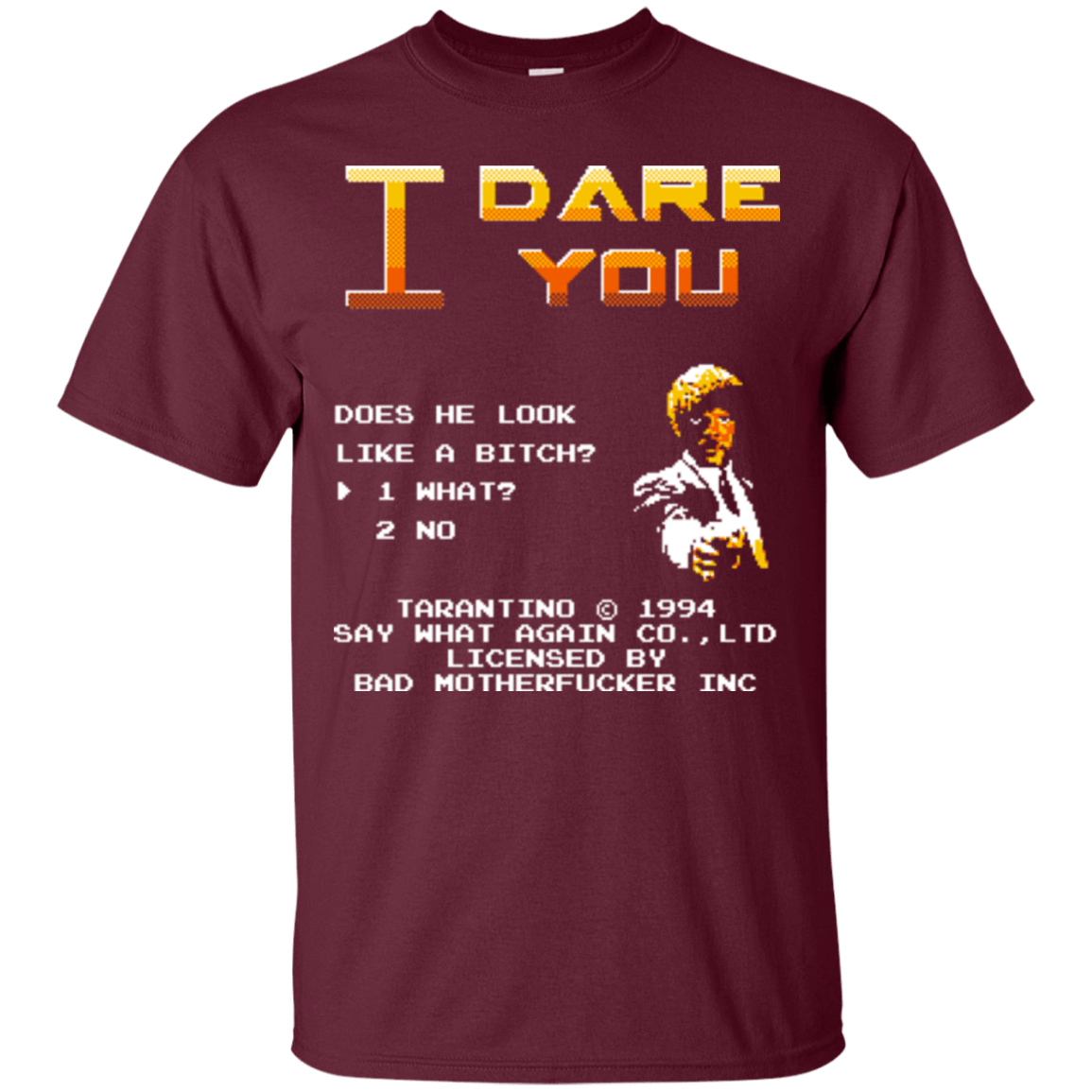 T-Shirts Maroon / Small I Dare you T-Shirt