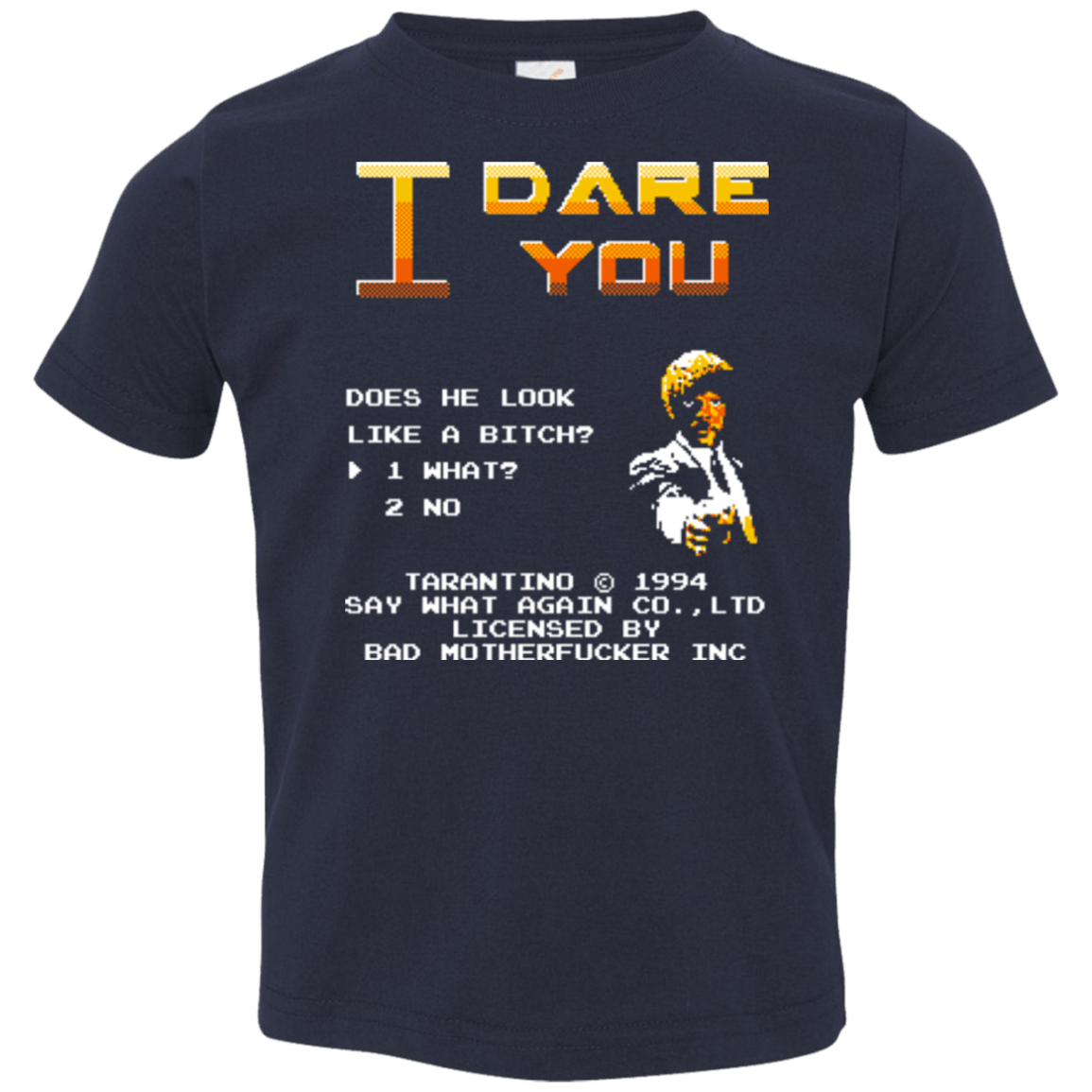 T-Shirts Navy / 2T I Dare you Toddler Premium T-Shirt
