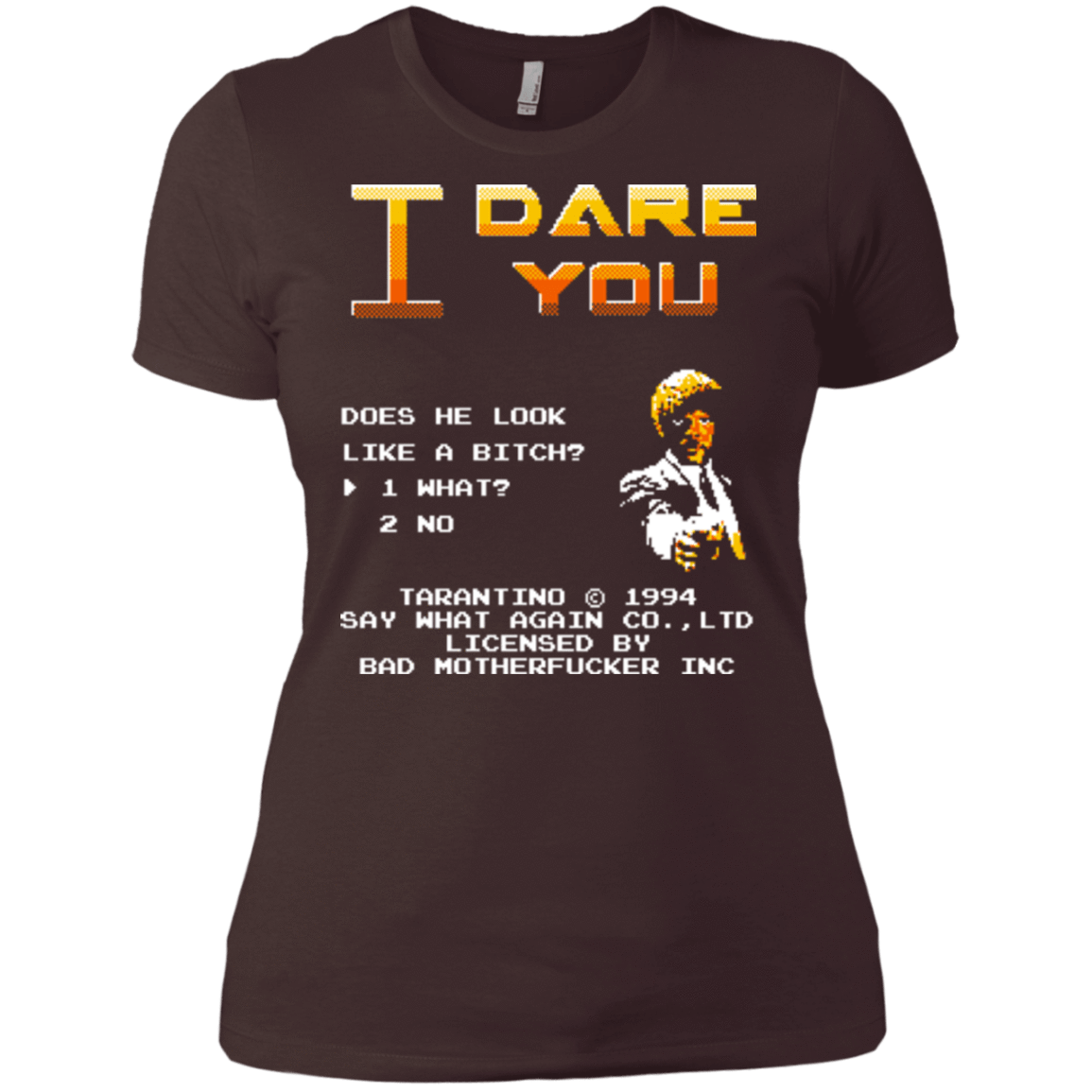 T-Shirts Dark Chocolate / X-Small I Dare you Women's Premium T-Shirt