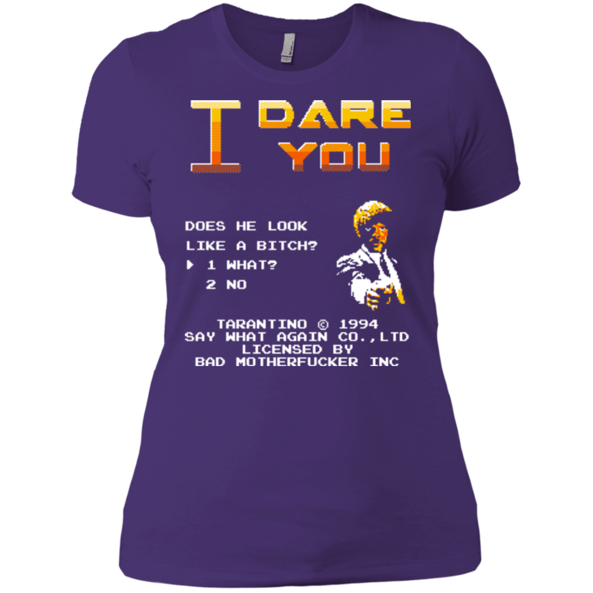 T-Shirts Purple / X-Small I Dare you Women's Premium T-Shirt