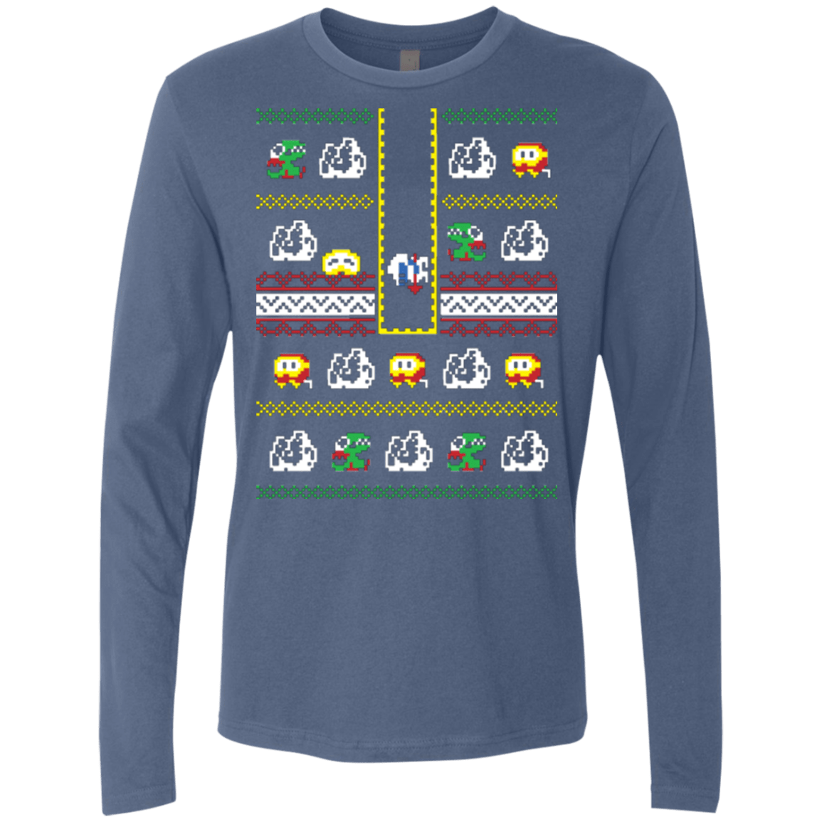 T-Shirts Indigo / Small I Dig Christmas Men's Premium Long Sleeve