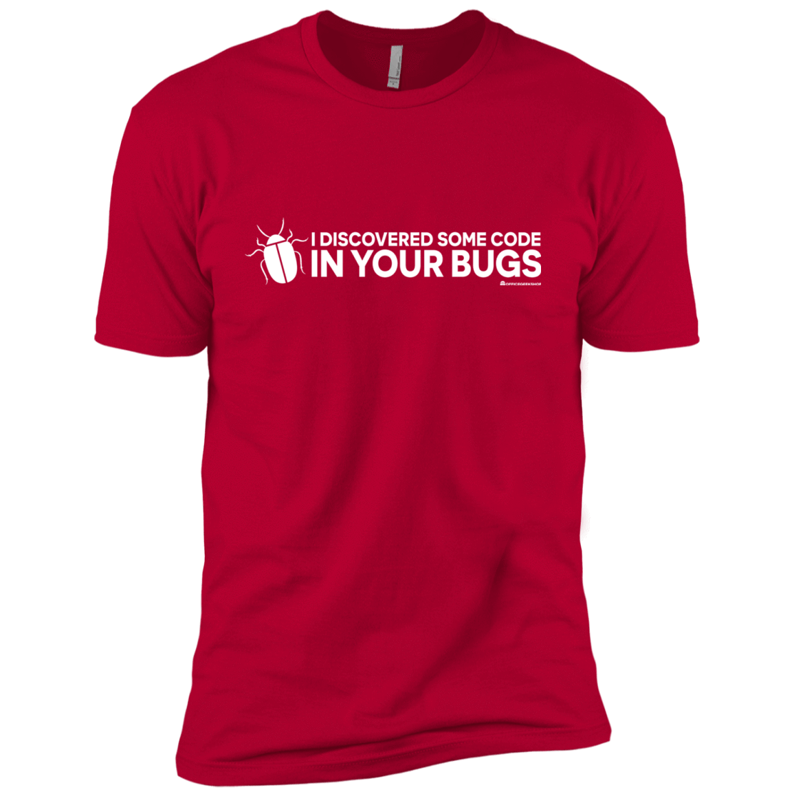 T-Shirts Red / YXS I Discovered Some Code In Your Bugs Boys Premium T-Shirt