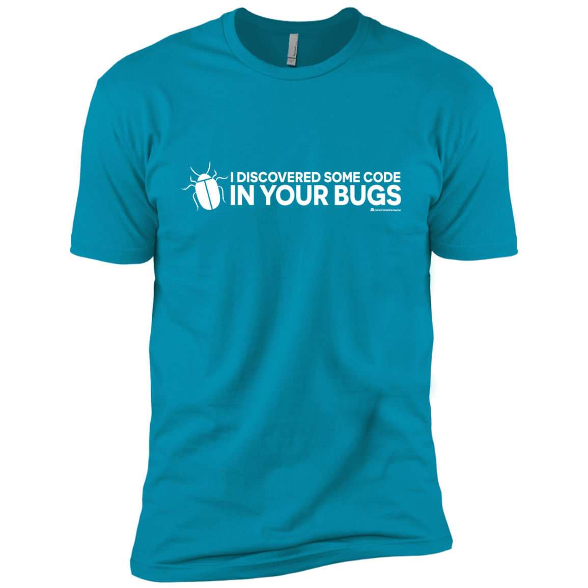 T-Shirts Turquoise / YXS I Discovered Some Code In Your Bugs Boys Premium T-Shirt