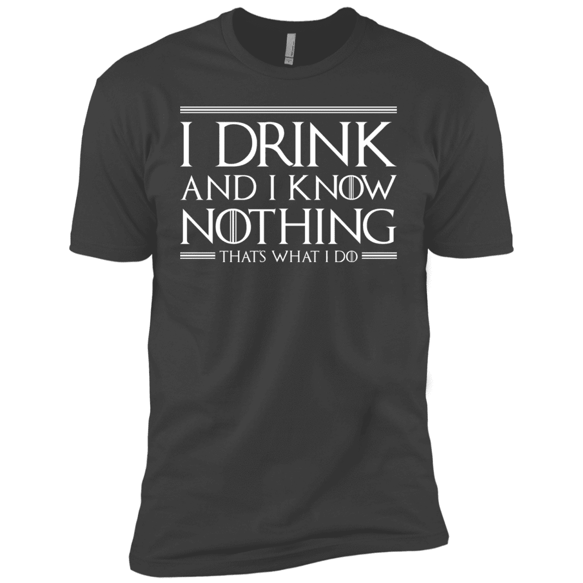 T-Shirts Heavy Metal / YXS I Drink & I Know Nothing Boys Premium T-Shirt