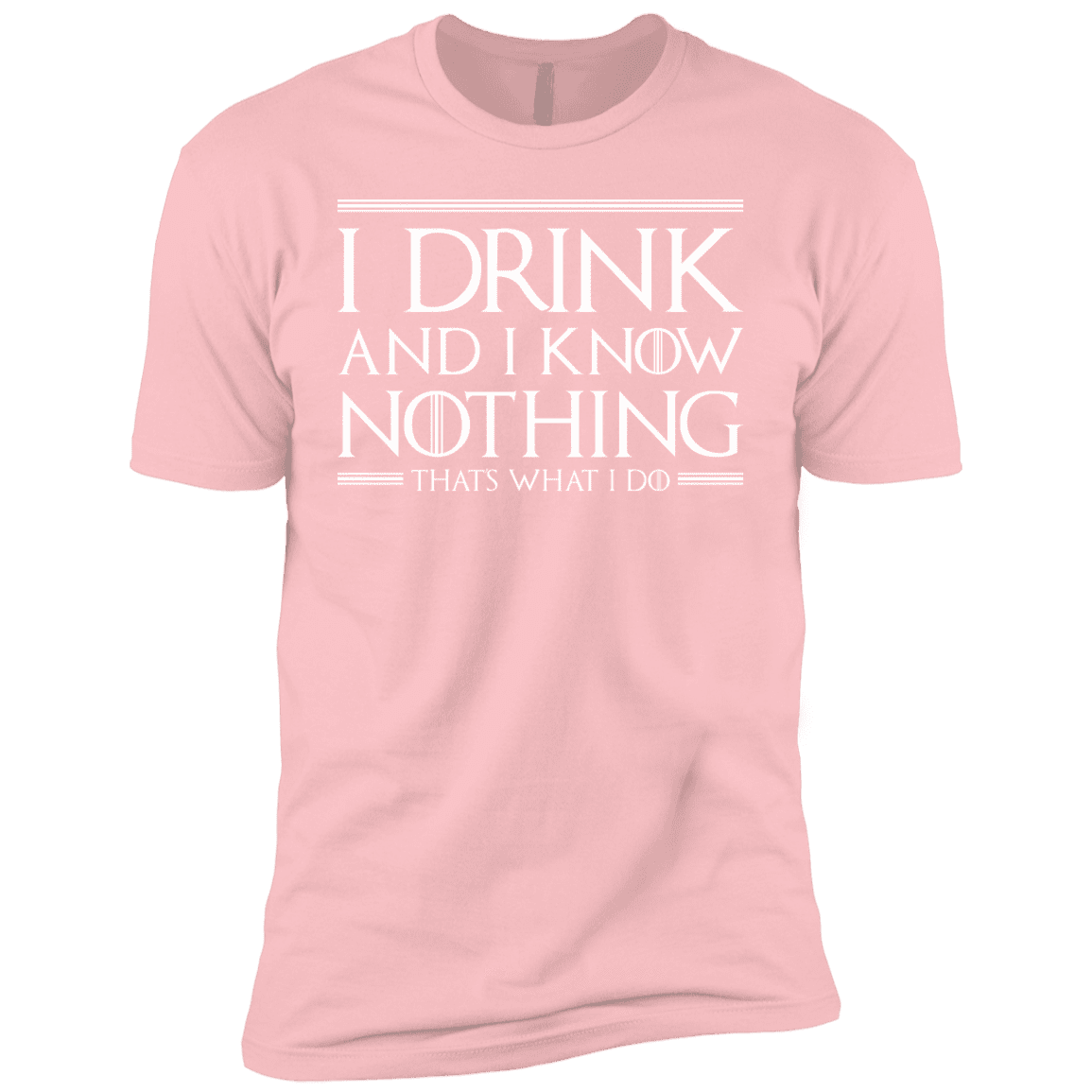 T-Shirts Light Pink / YXS I Drink & I Know Nothing Boys Premium T-Shirt