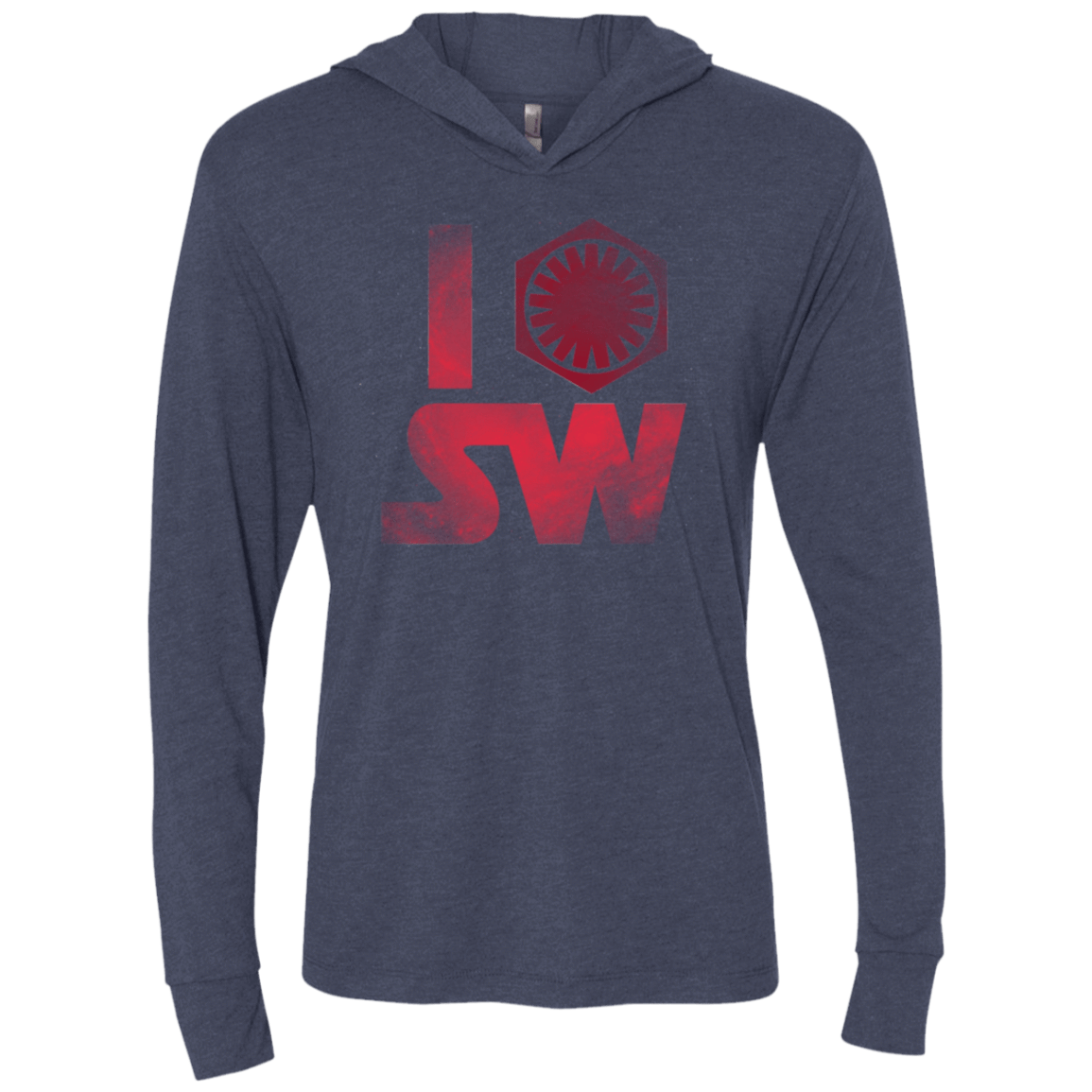 T-Shirts Vintage Navy / X-Small I First Order SW Triblend Long Sleeve Hoodie Tee
