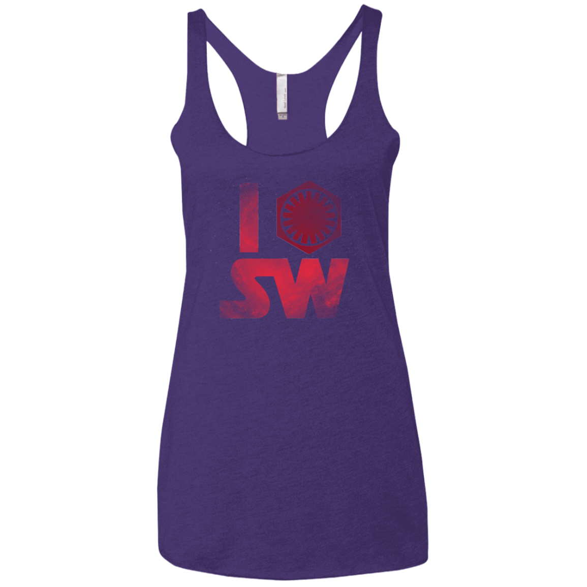 T-Shirts Purple / X-Small I First Order SW Women's Triblend Racerback Tank