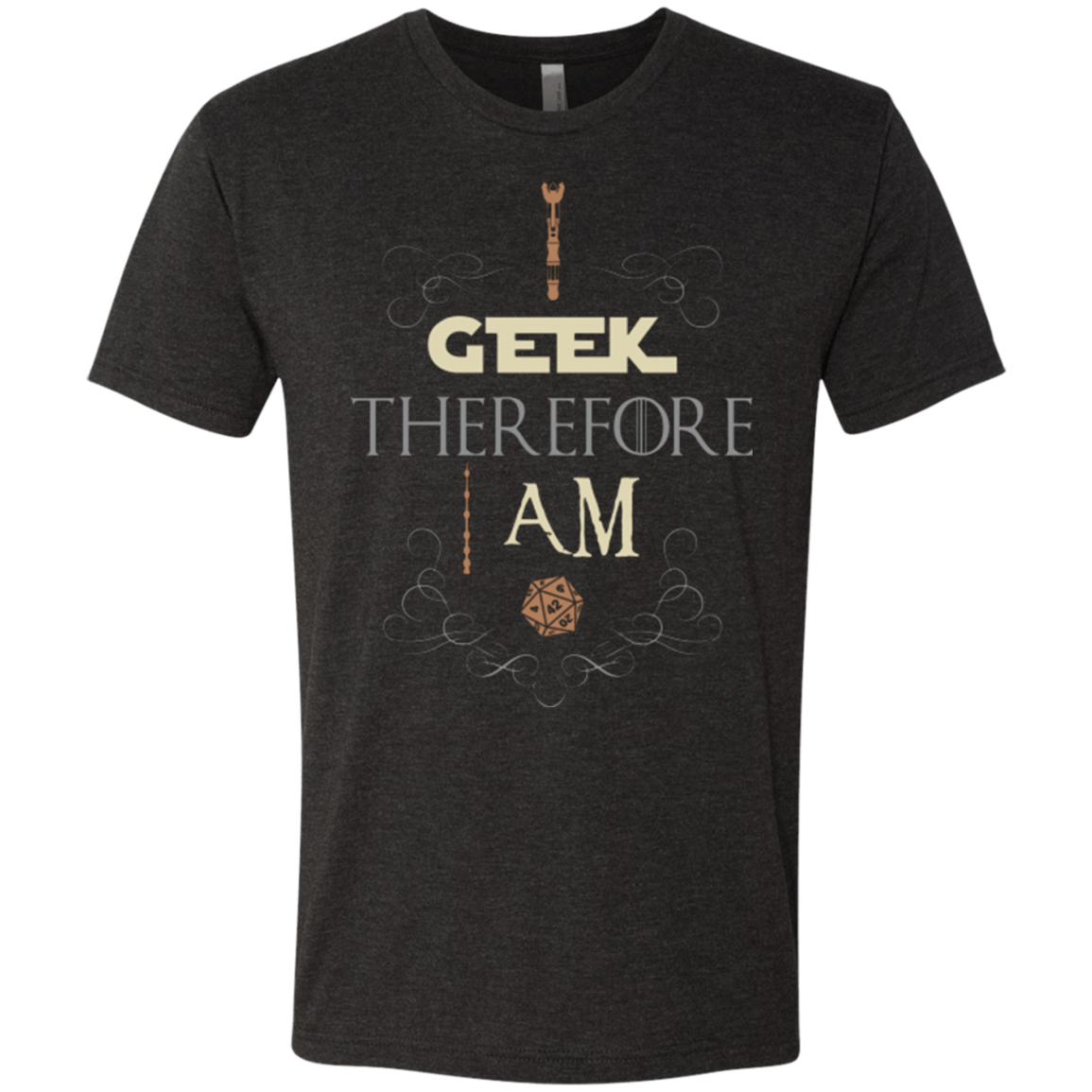 T-Shirts Vintage Black / Small I GEEK (1) Men's Triblend T-Shirt