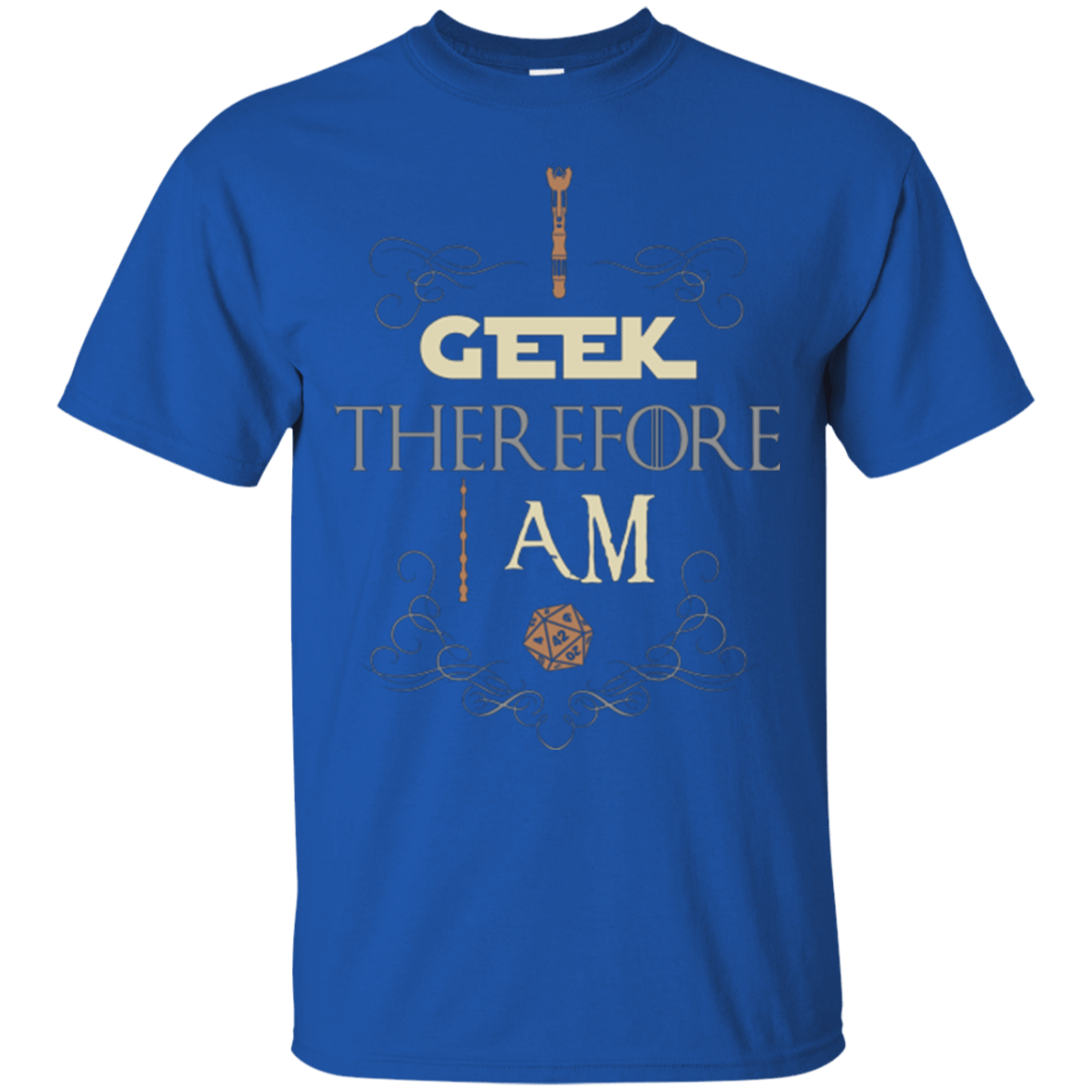 T-Shirts Royal / Small I GEEK (1) T-Shirt