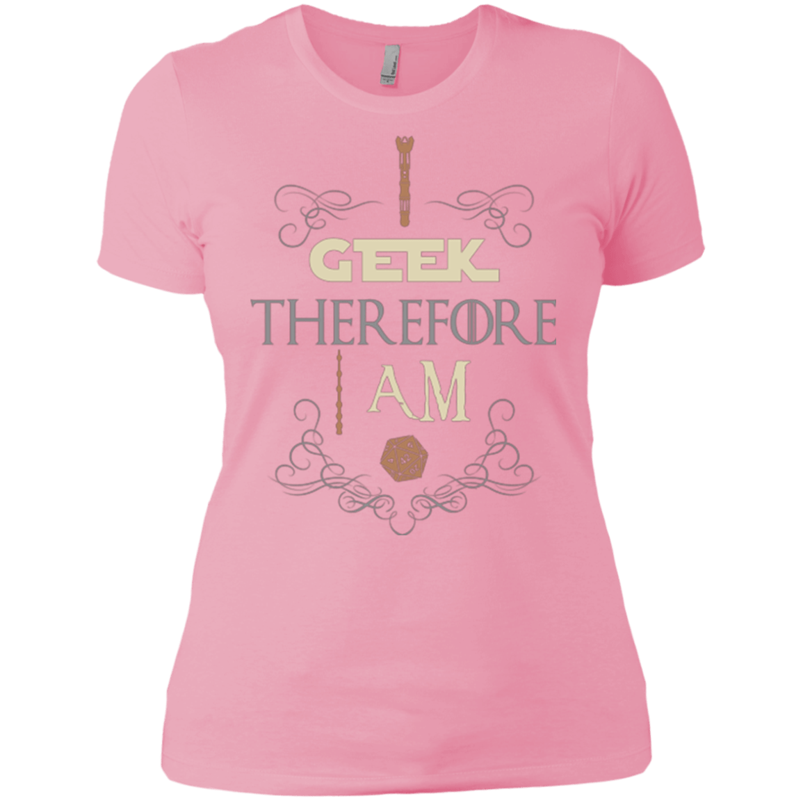 T-Shirts Light Pink / X-Small I GEEK (1) Women's Premium T-Shirt