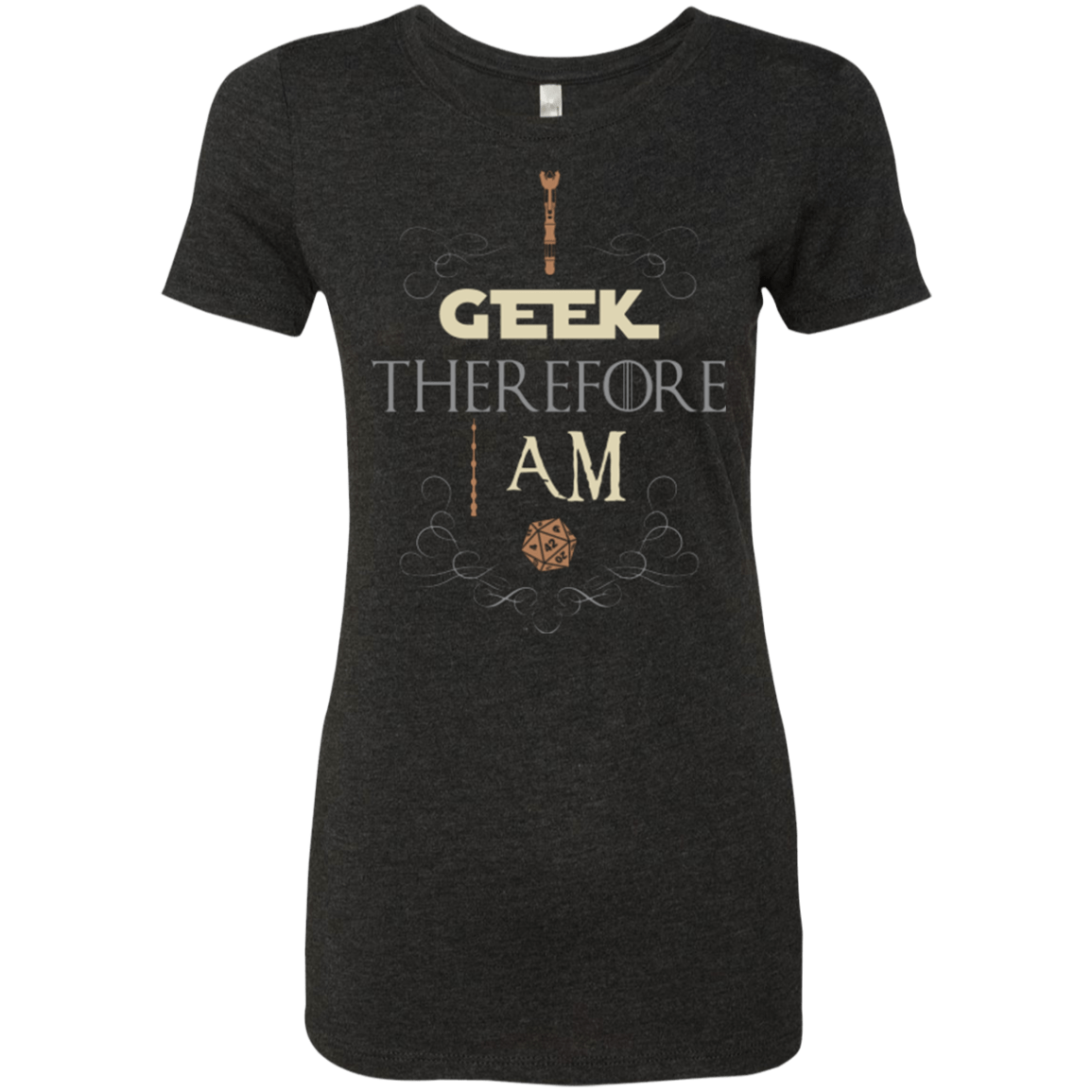 T-Shirts Vintage Black / Small I GEEK (1) Women's Triblend T-Shirt