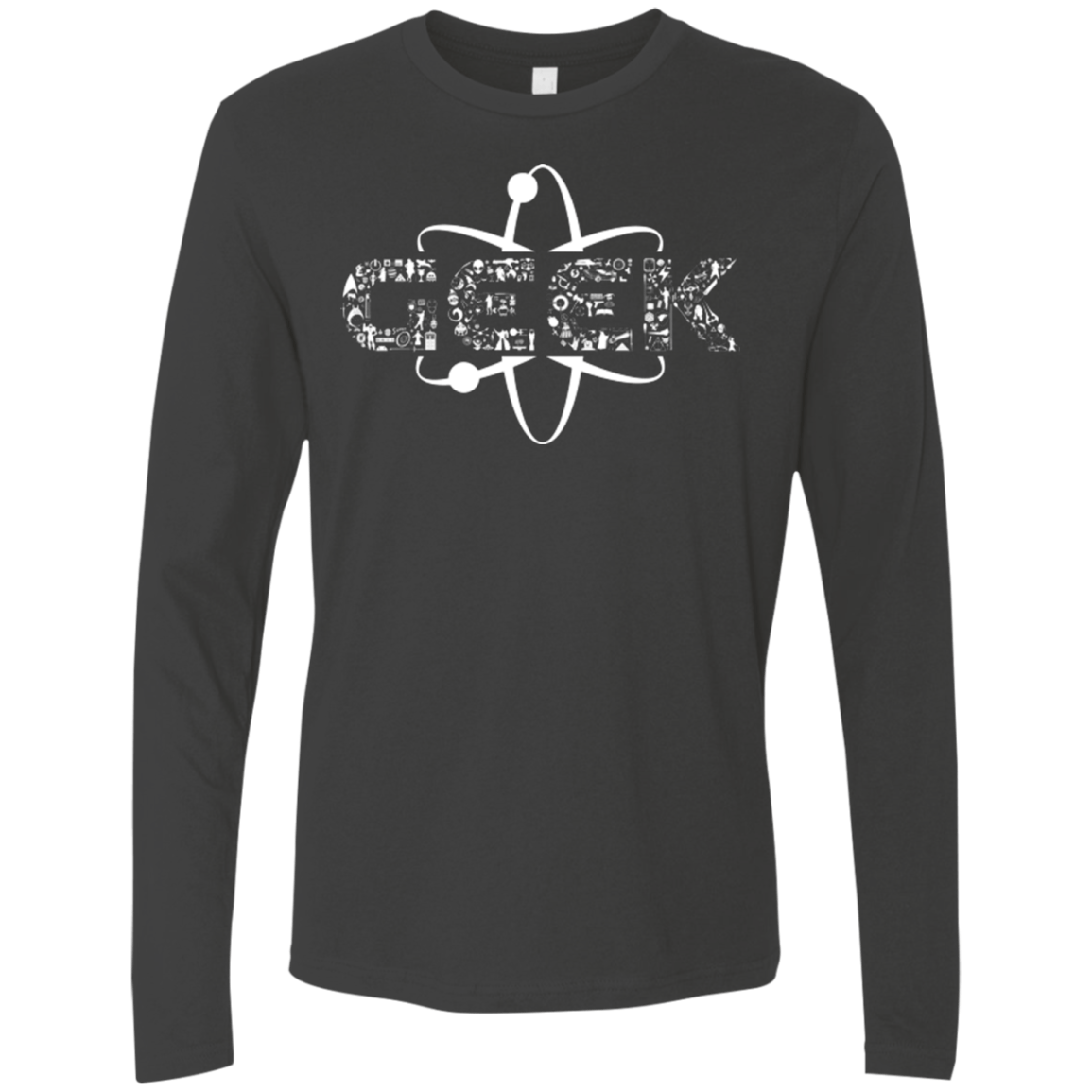 T-Shirts Heavy Metal / Small I Geek Men's Premium Long Sleeve