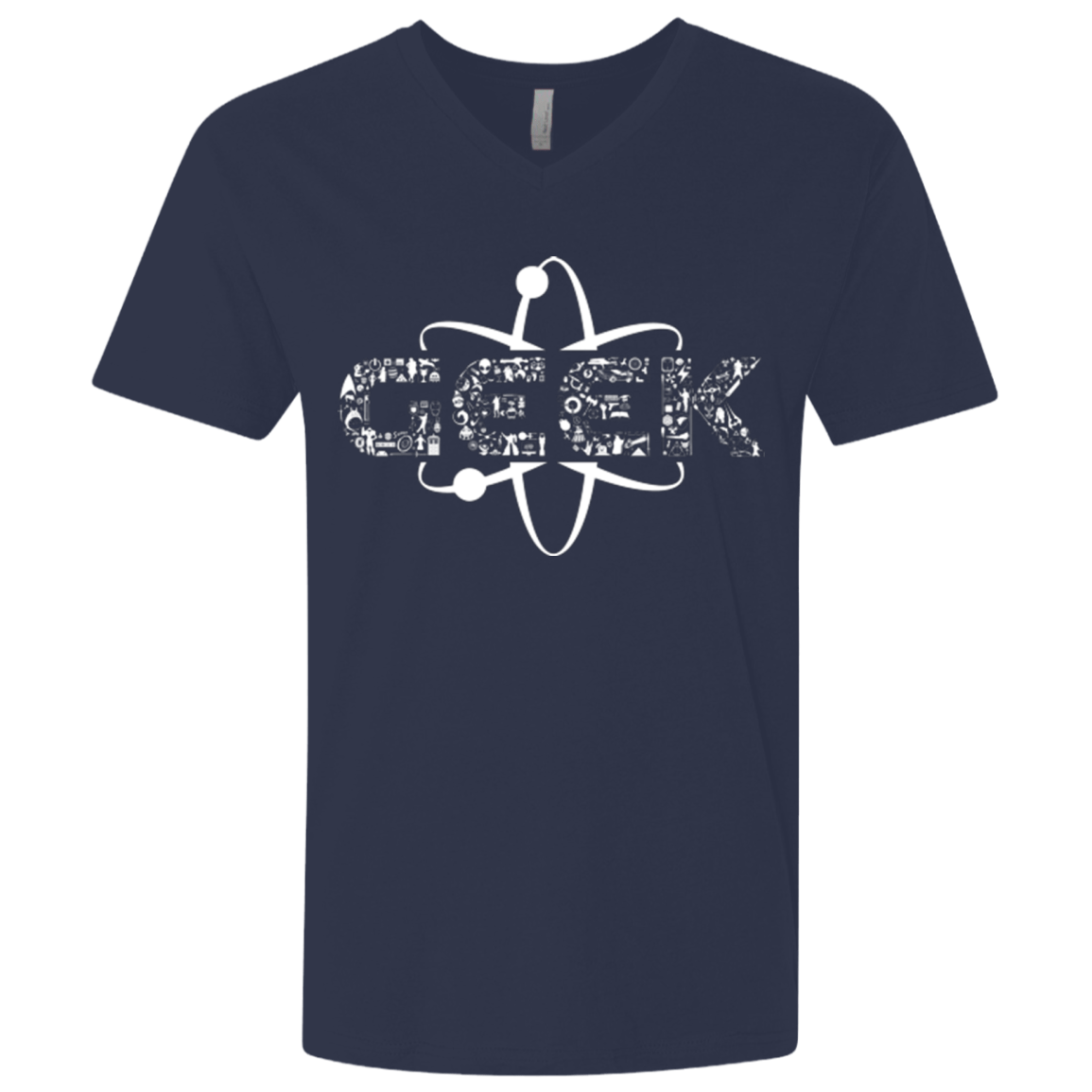 T-Shirts Midnight Navy / X-Small I Geek Men's Premium V-Neck