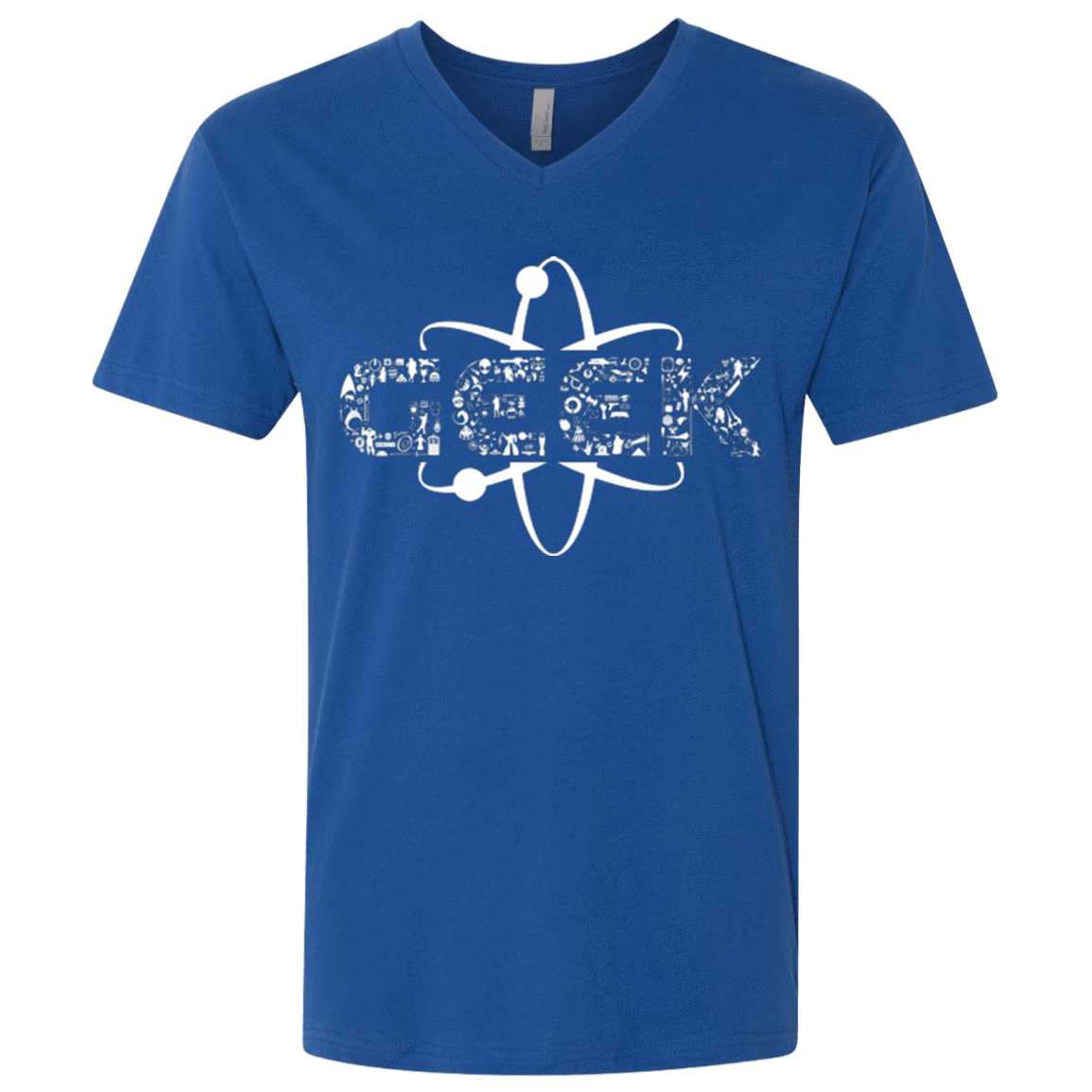 T-Shirts Royal / X-Small I Geek Men's Premium V-Neck
