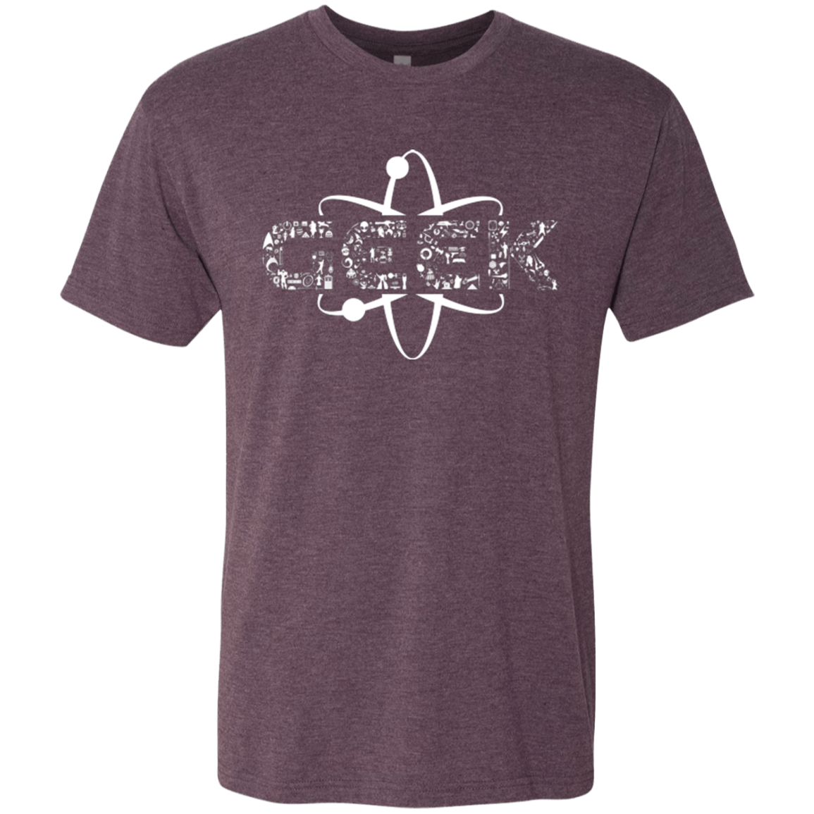 T-Shirts Vintage Purple / Small I Geek Men's Triblend T-Shirt