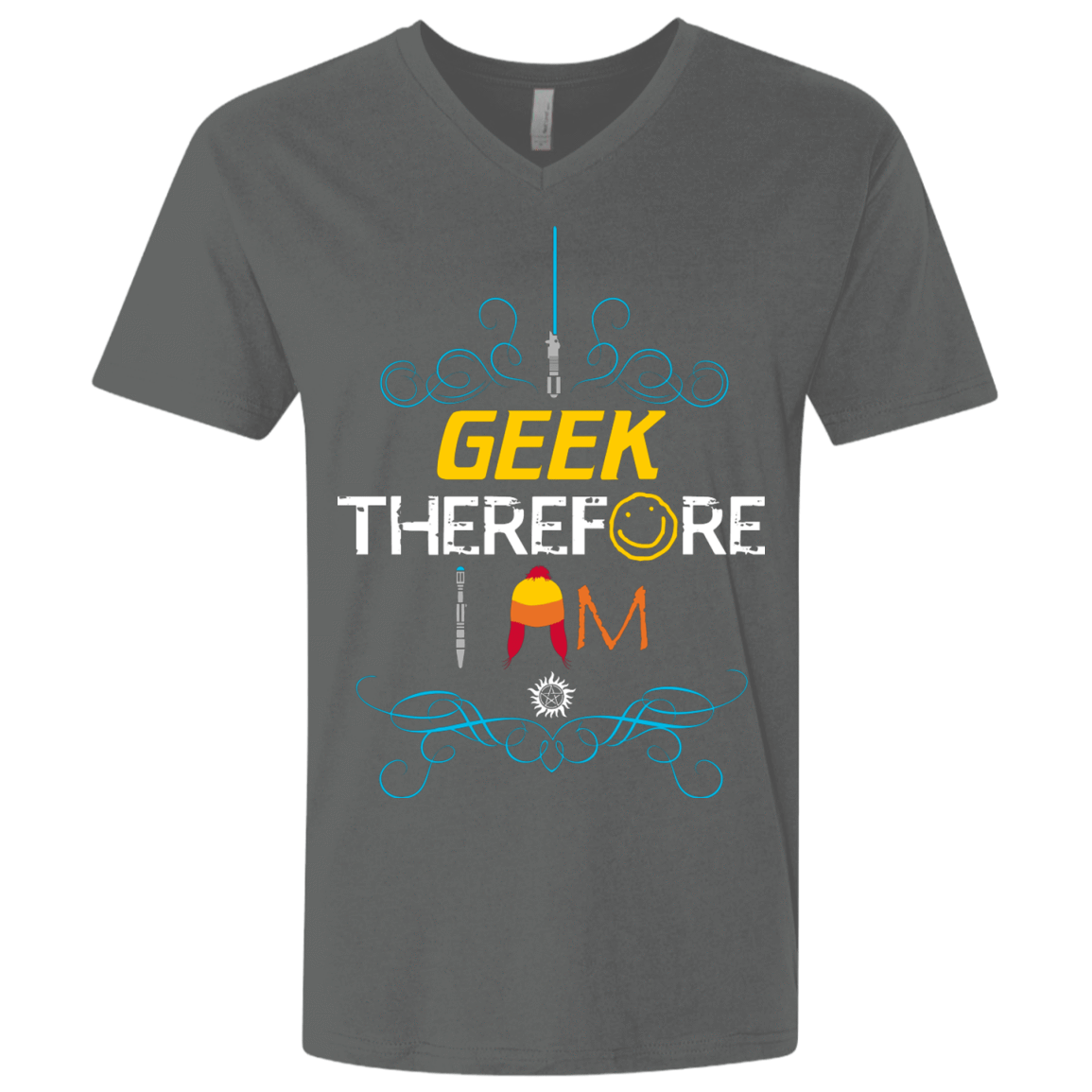 T-Shirts Heavy Metal / X-Small I GEEK vol 2 Men's Premium V-Neck