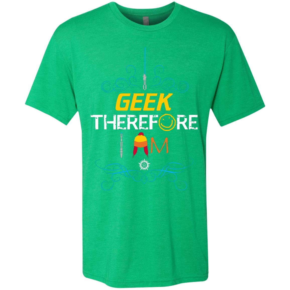 T-Shirts Envy / Small I GEEK vol 2 Men's Triblend T-Shirt