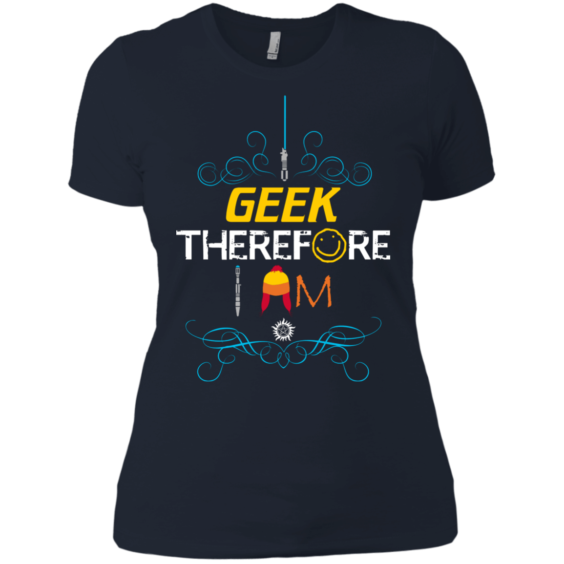 T-Shirts Midnight Navy / X-Small I GEEK vol 2 Women's Premium T-Shirt