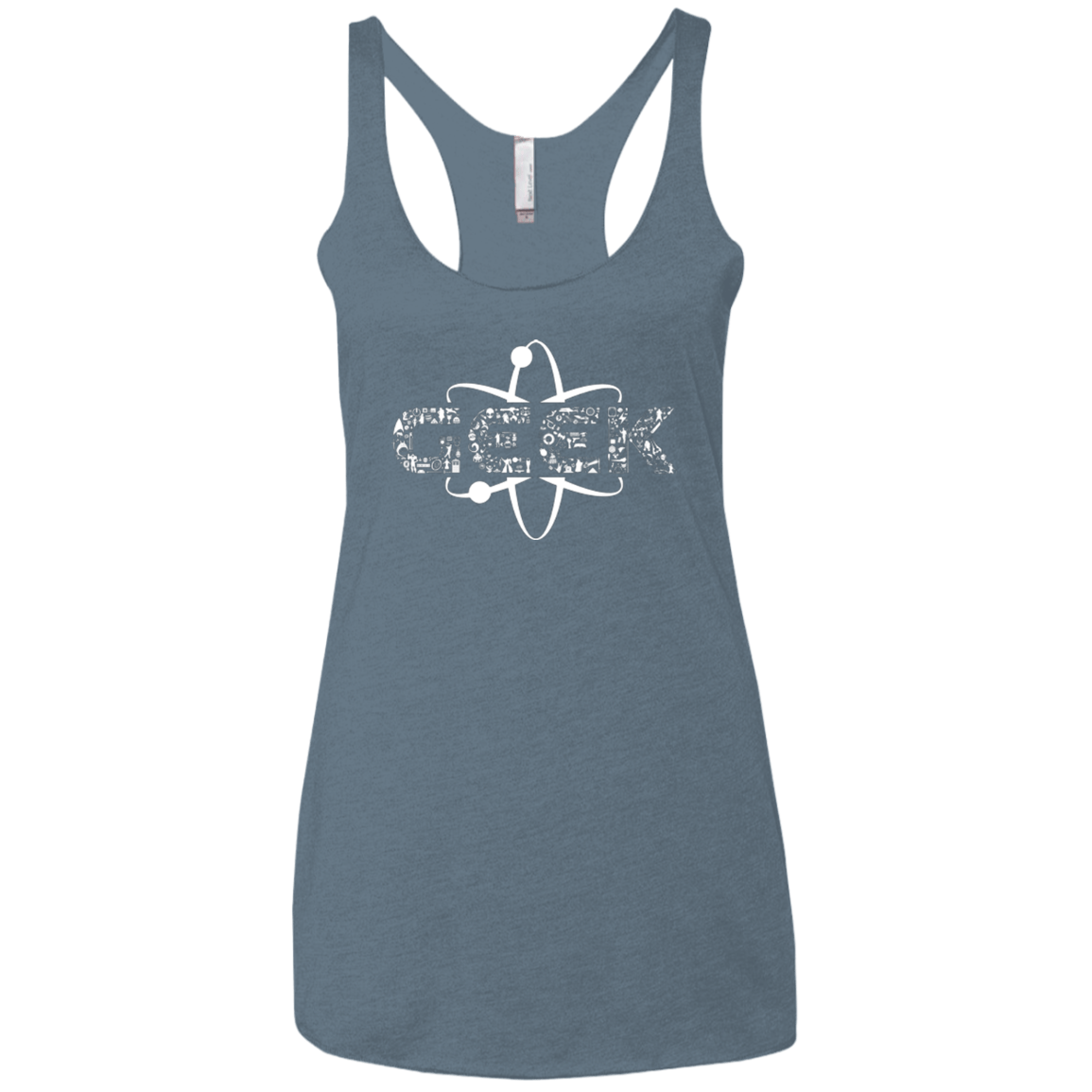 T-Shirts Indigo / X-Small I Geek Women's Triblend Racerback Tank
