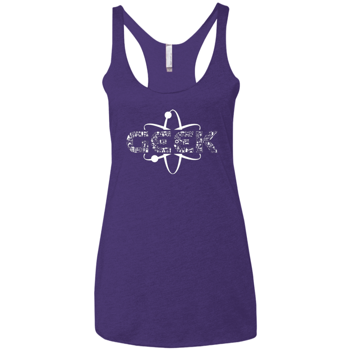 T-Shirts Purple / X-Small I Geek Women's Triblend Racerback Tank