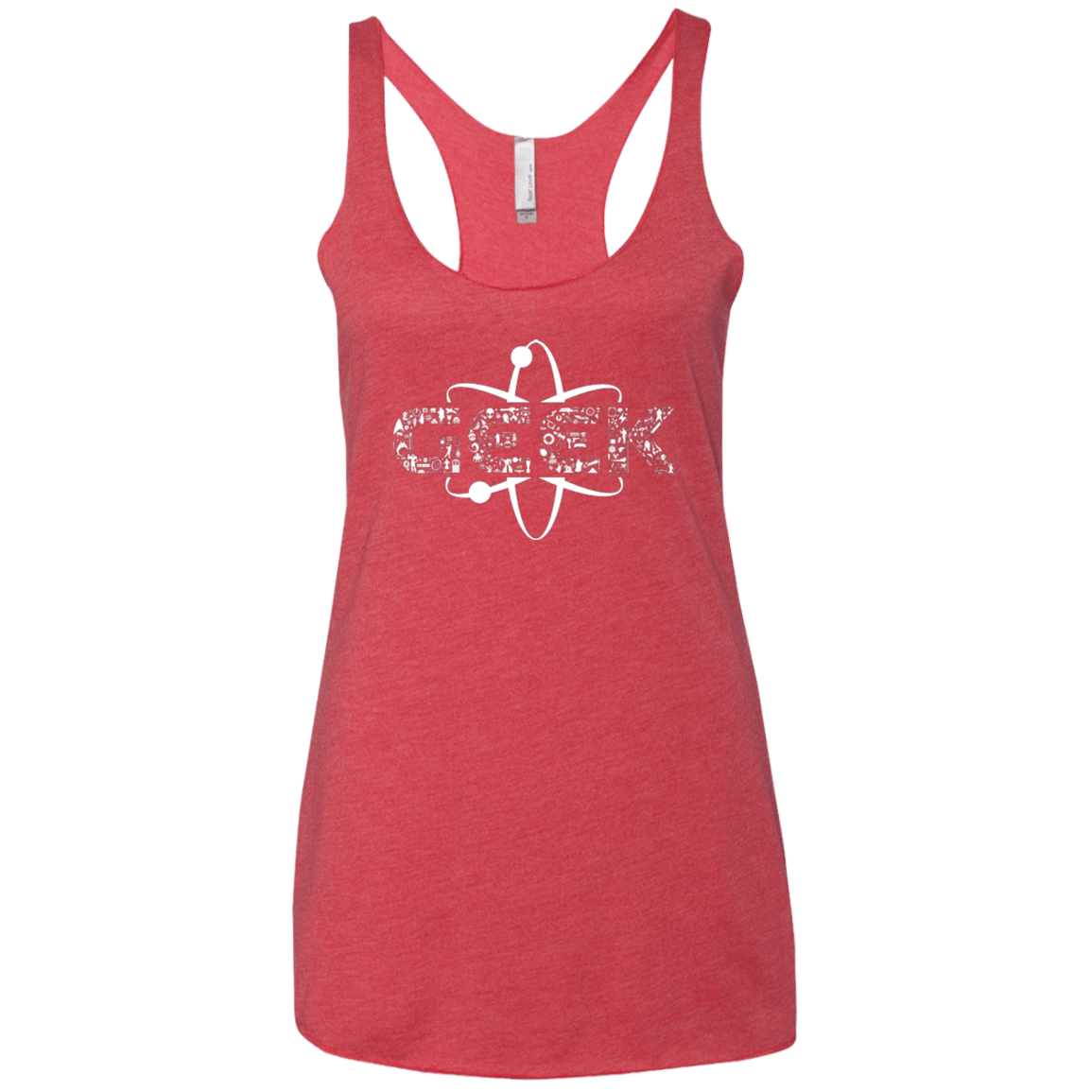 T-Shirts Vintage Red / X-Small I Geek Women's Triblend Racerback Tank