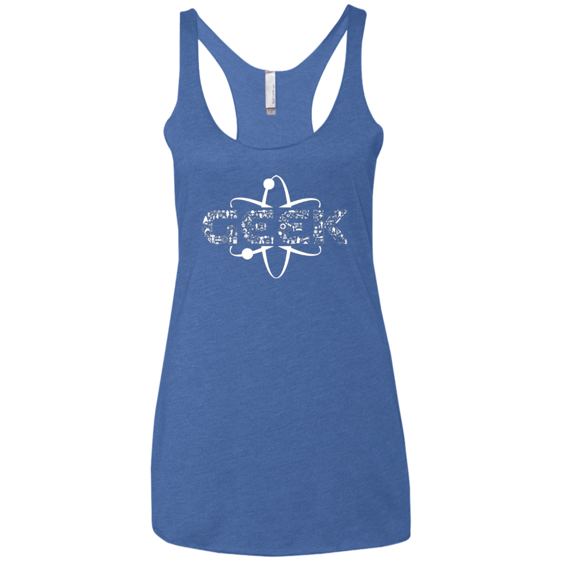 T-Shirts Vintage Royal / X-Small I Geek Women's Triblend Racerback Tank