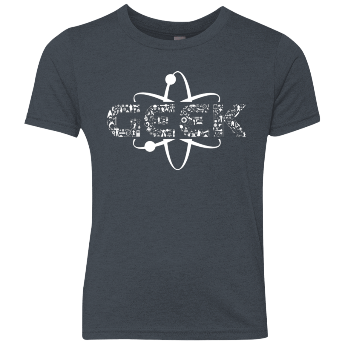 T-Shirts Vintage Navy / YXS I Geek Youth Triblend T-Shirt