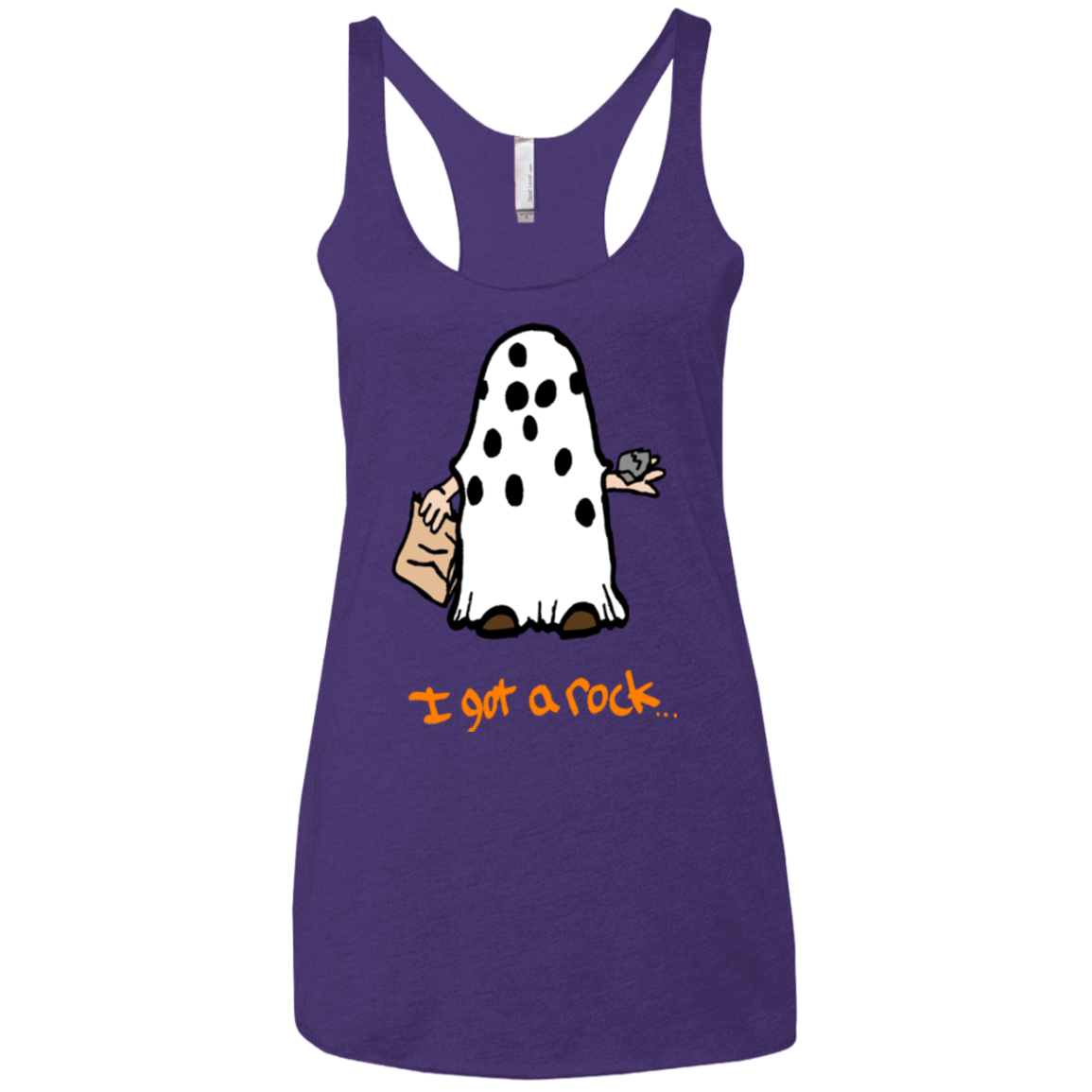T-Shirts Purple / X-Small I got A rock Women's Triblend Racerback Tank
