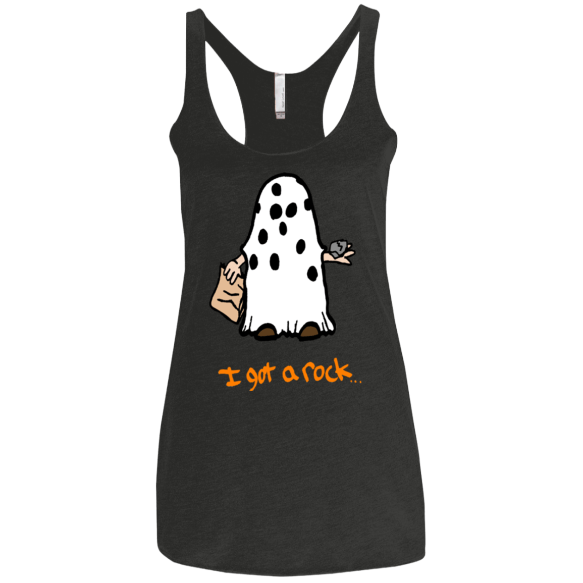 T-Shirts Vintage Black / X-Small I got A rock Women's Triblend Racerback Tank