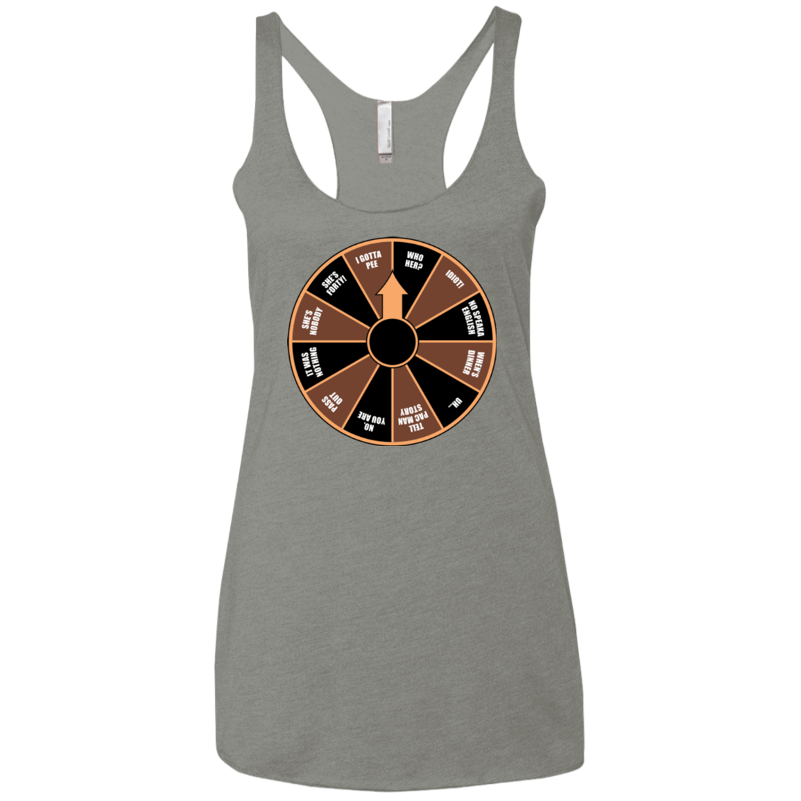 T-Shirts Venetian Grey / X-Small I Gotta Pee Women's Triblend Racerback Tank