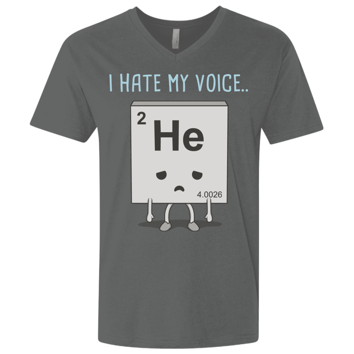T-Shirts Heavy Metal / X-Small I Hate My Voice Men's Premium V-Neck