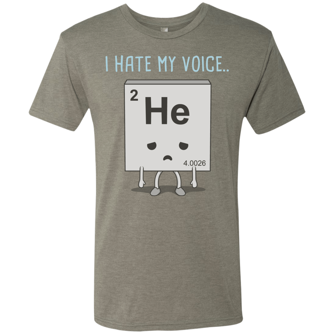 T-Shirts Venetian Grey / S I Hate My Voice Men's Triblend T-Shirt