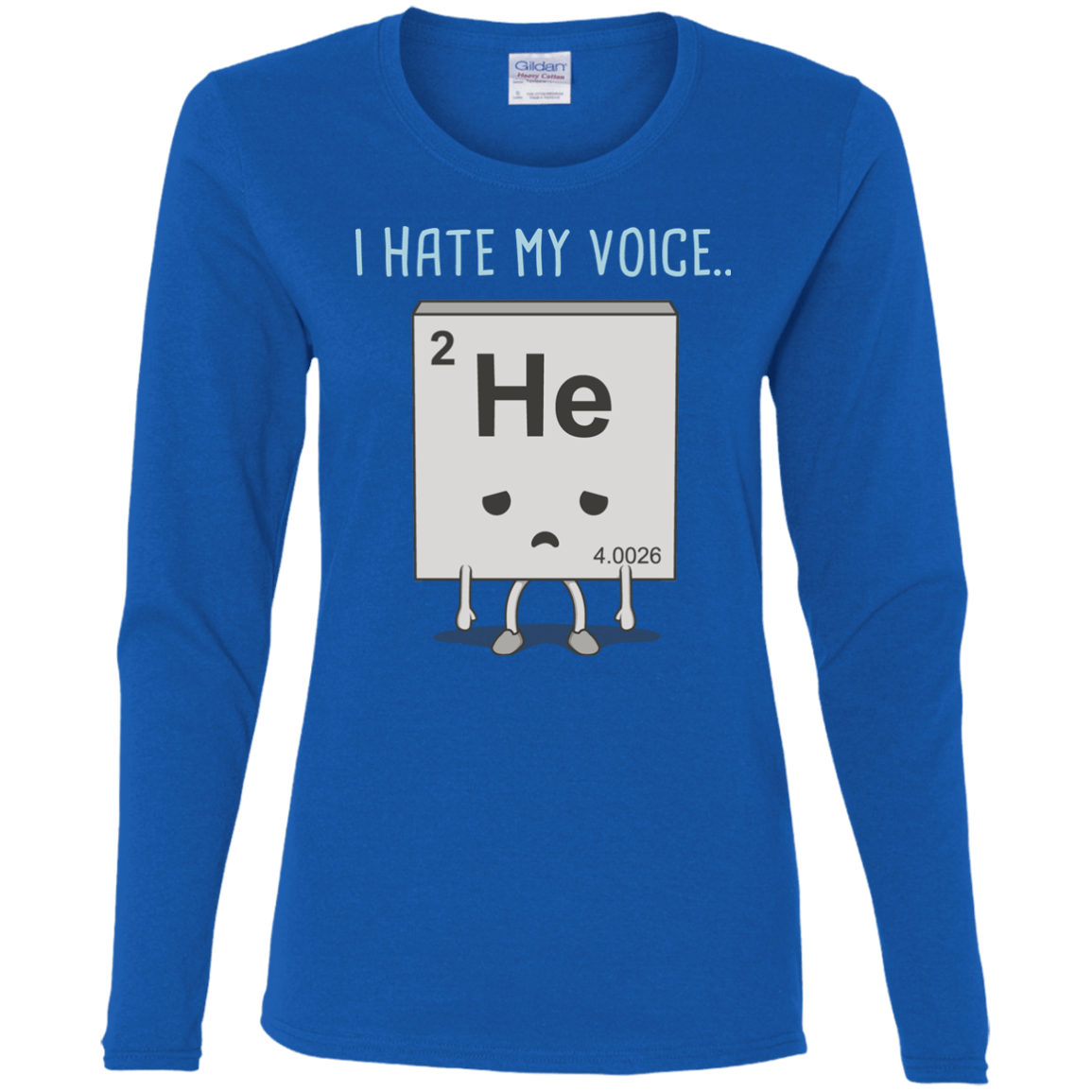T-Shirts Royal / S I Hate My Voice Women's Long Sleeve T-Shirt