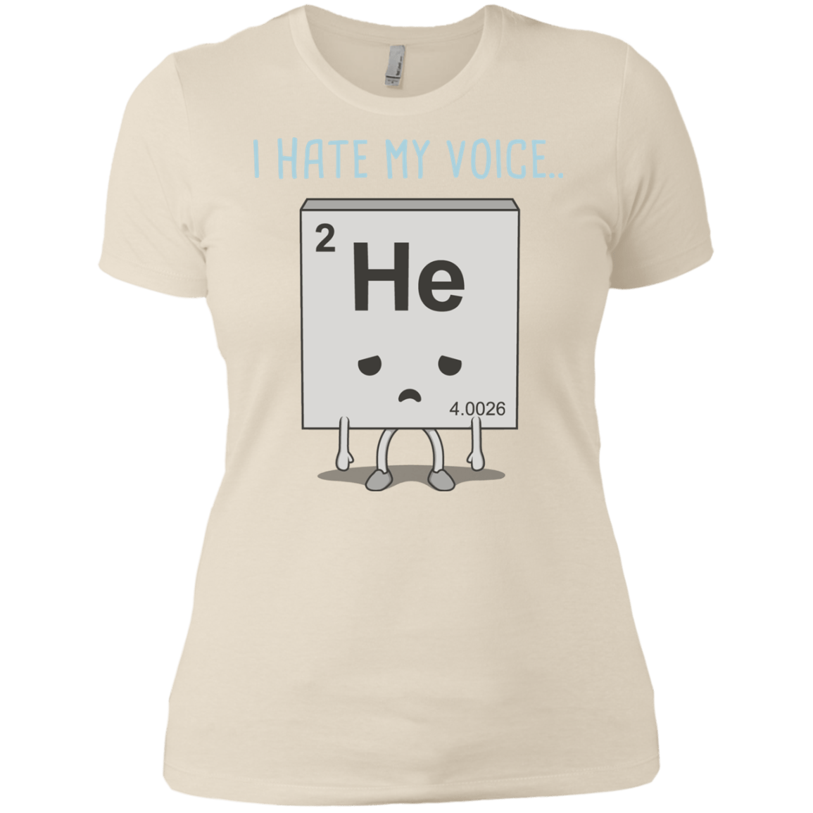 T-Shirts Ivory/ / X-Small I Hate My Voice Women's Premium T-Shirt