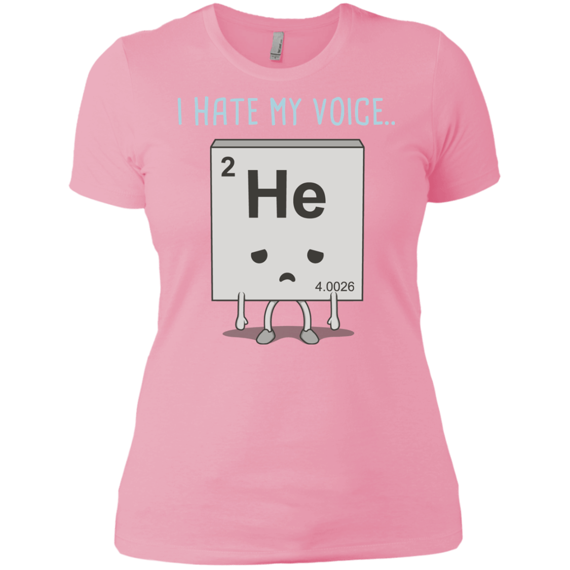 T-Shirts Light Pink / X-Small I Hate My Voice Women's Premium T-Shirt
