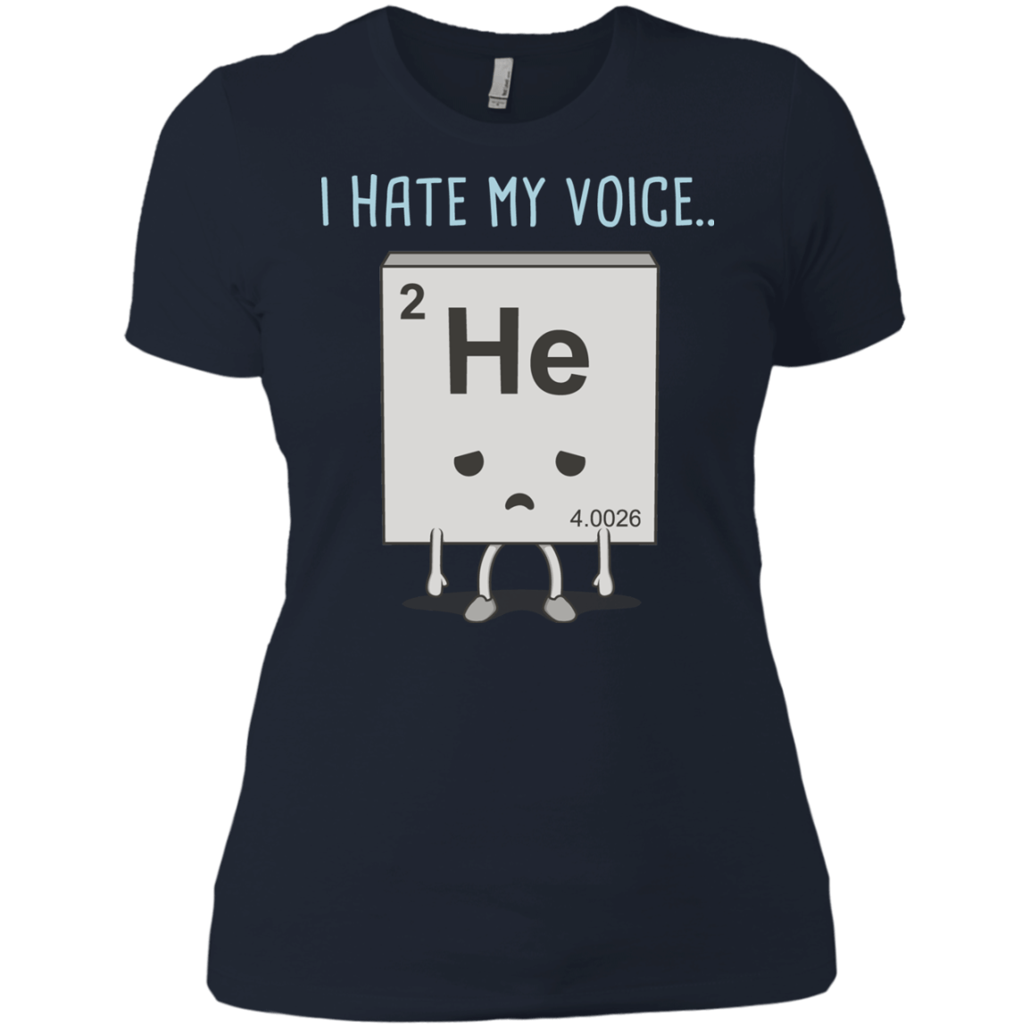 T-Shirts Midnight Navy / X-Small I Hate My Voice Women's Premium T-Shirt