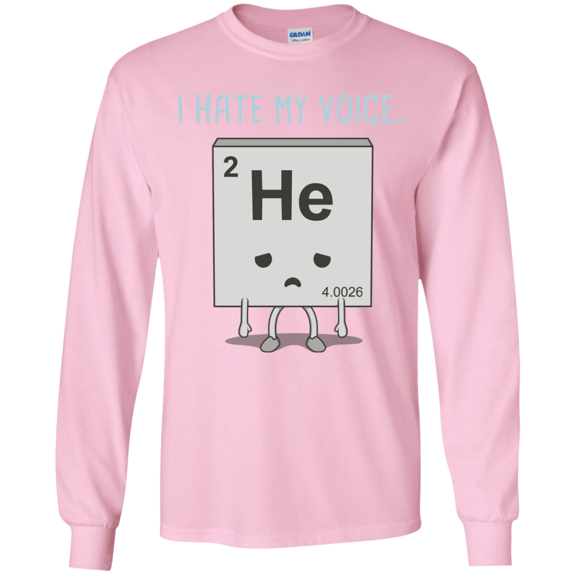 T-Shirts Light Pink / YS I Hate My Voice Youth Long Sleeve T-Shirt