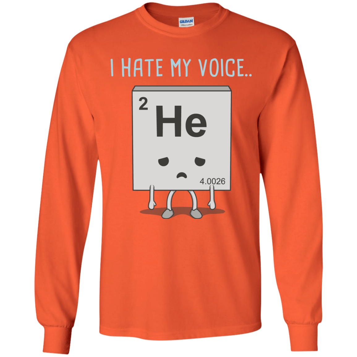 T-Shirts Orange / YS I Hate My Voice Youth Long Sleeve T-Shirt
