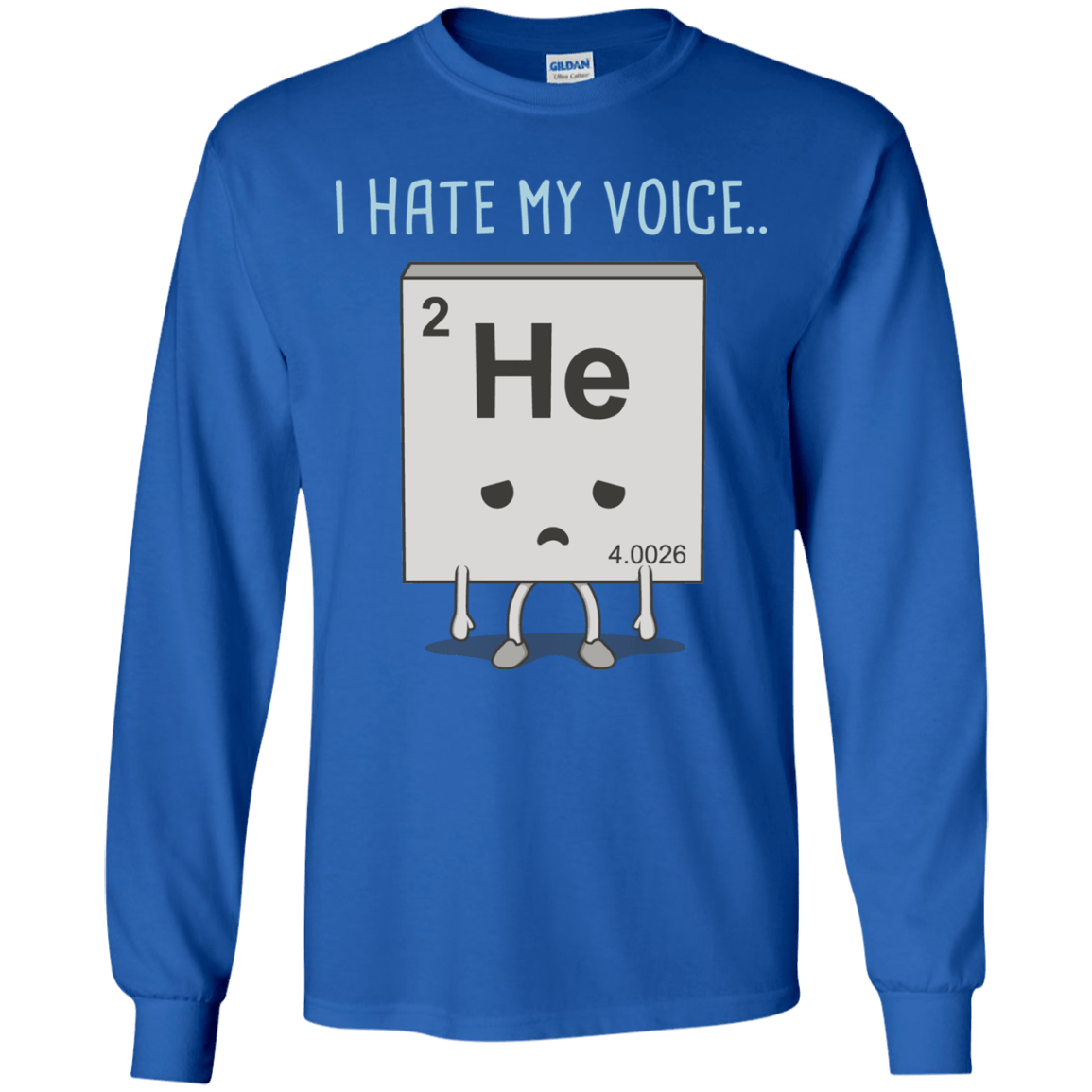T-Shirts Royal / YS I Hate My Voice Youth Long Sleeve T-Shirt