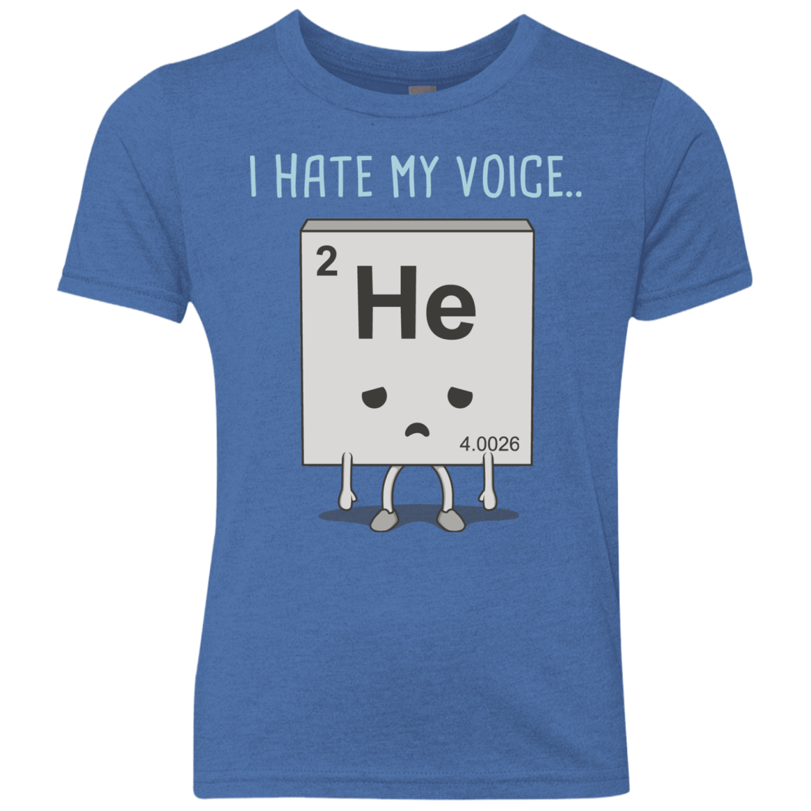 T-Shirts Vintage Royal / YXS I Hate My Voice Youth Triblend T-Shirt