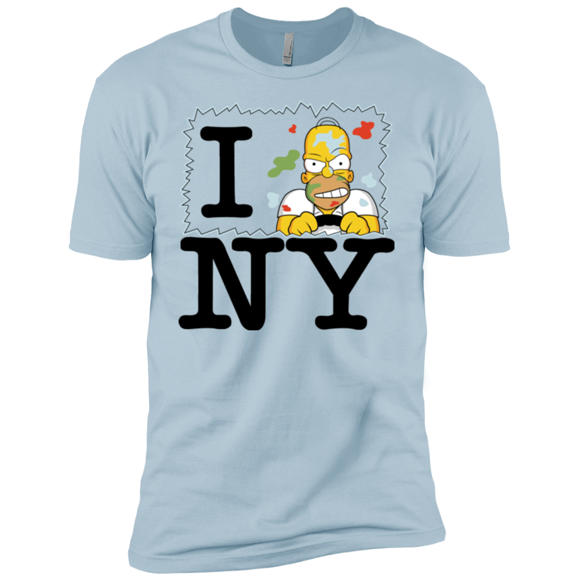 T-Shirts Light Blue / YXS I Hate NY Boys Premium T-Shirt