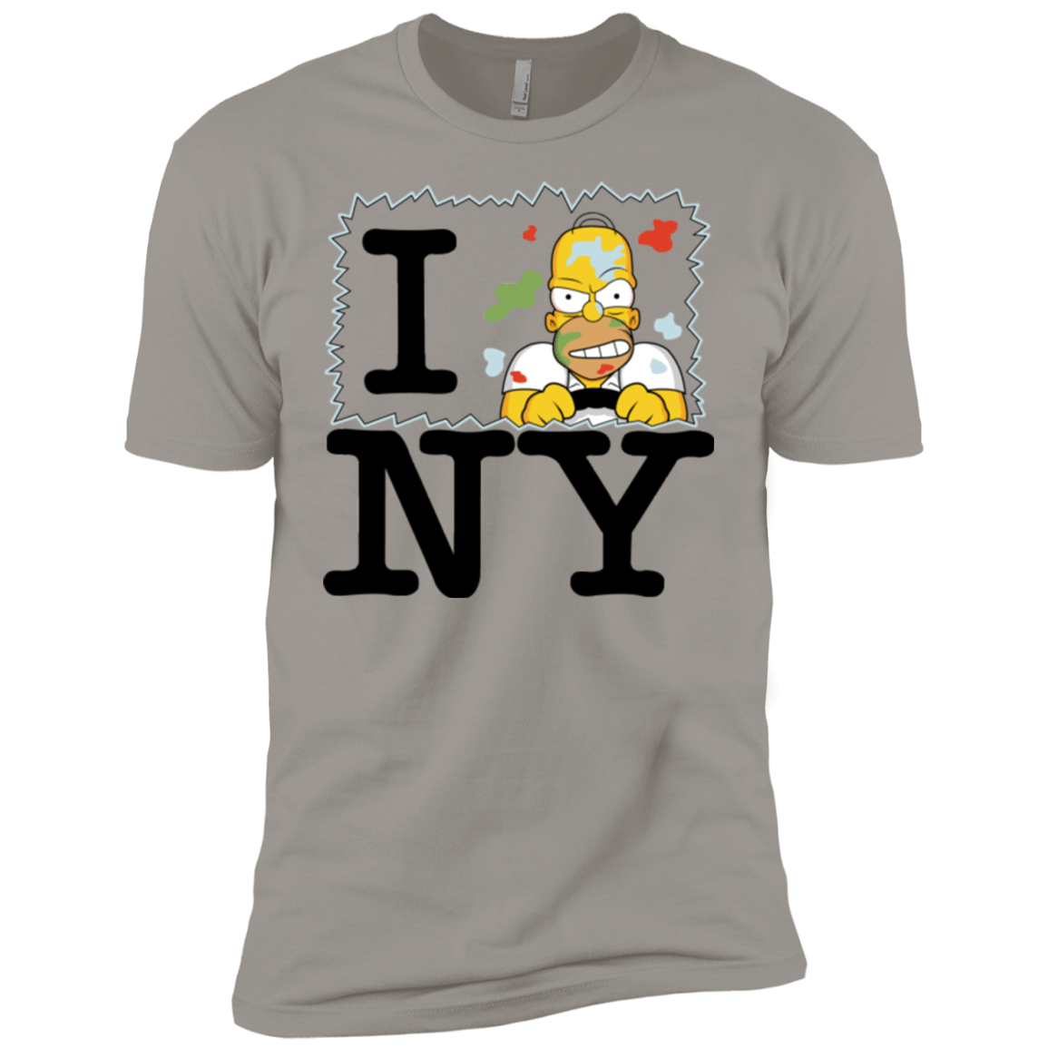 T-Shirts Light Grey / YXS I Hate NY Boys Premium T-Shirt