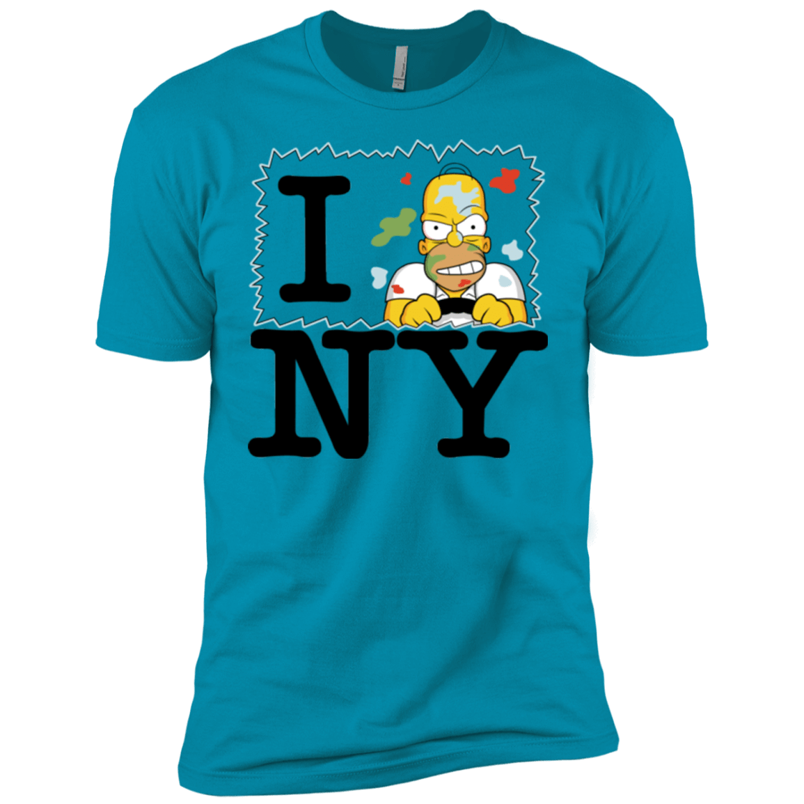 T-Shirts Turquoise / YXS I Hate NY Boys Premium T-Shirt