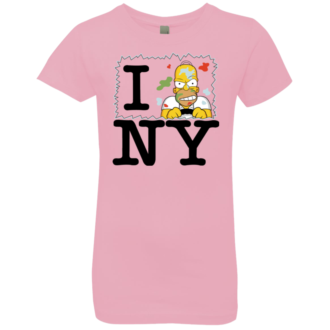 T-Shirts Light Pink / YXS I Hate NY Girls Premium T-Shirt